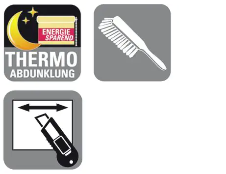 Gardinia EasyFix Thermo Rollo weiß 60 x 150 cm