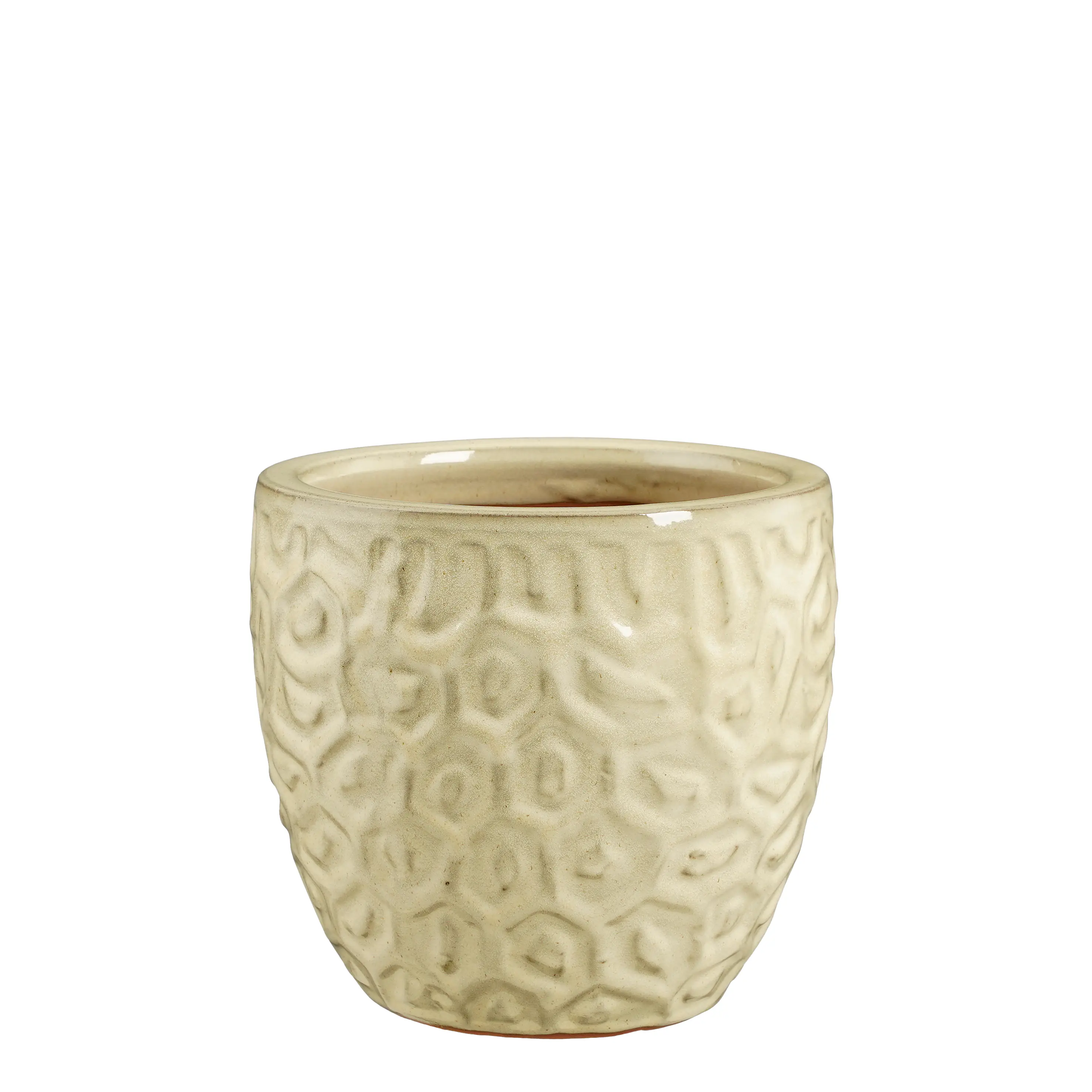 Mica Decorations Übertopf Peto Ton creme Ø 23 x 21 cm