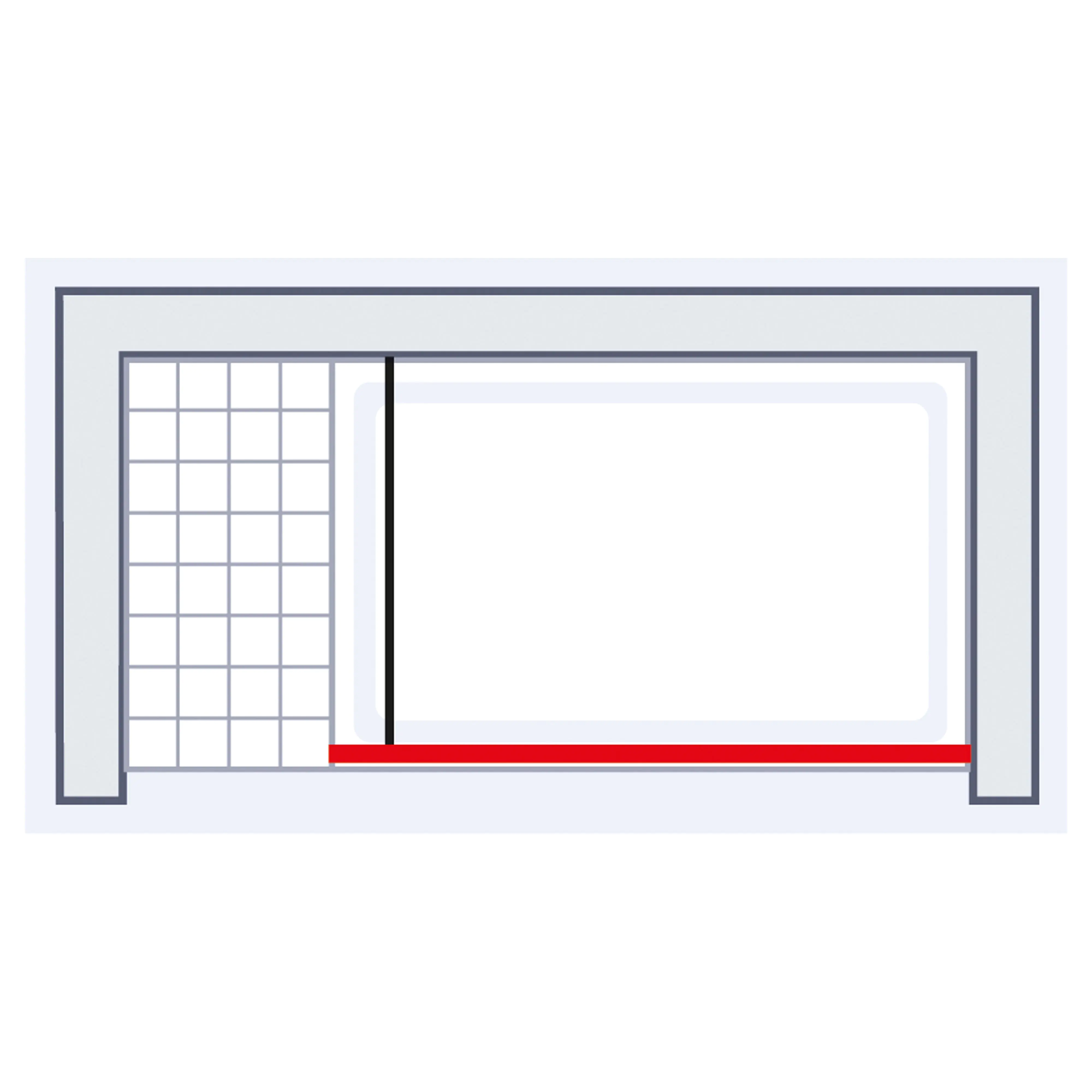 Schulte Duschwand Alexa Style 2.0 Walk In 90 x 200 cm Kupferoptik