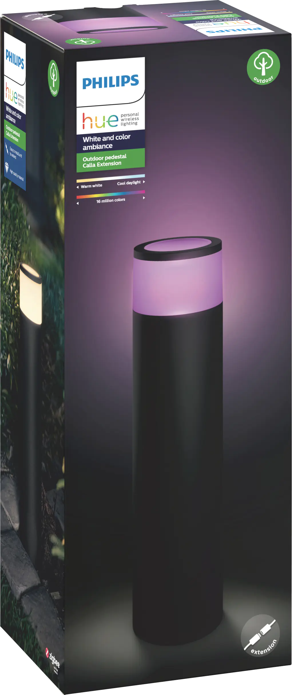 Philips Hue LED Sockelleuchte White & Color Ambiance Calla 40 cm
