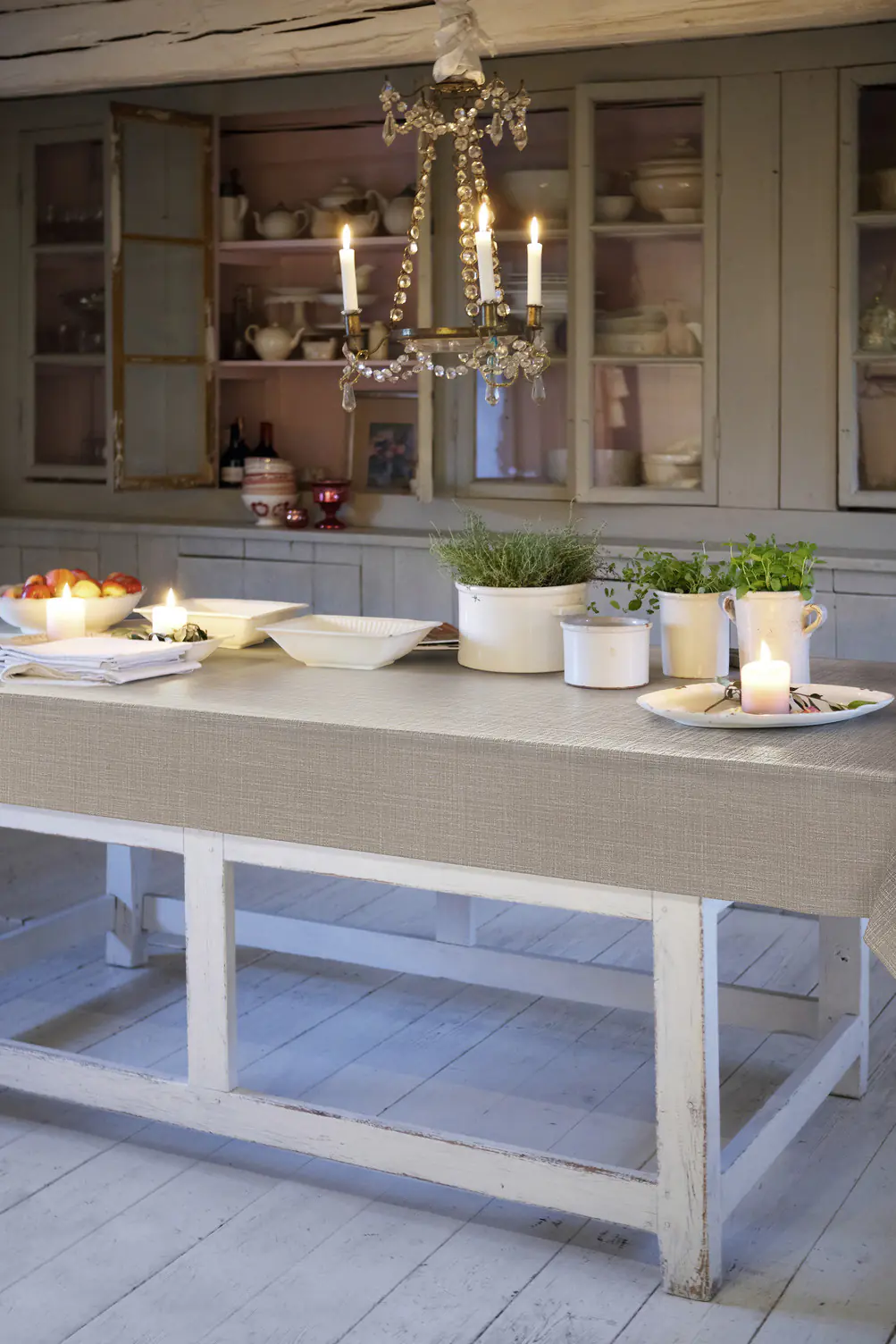 d-c-fix Tischdecke Monte Carlo Sharon greige 140 cm