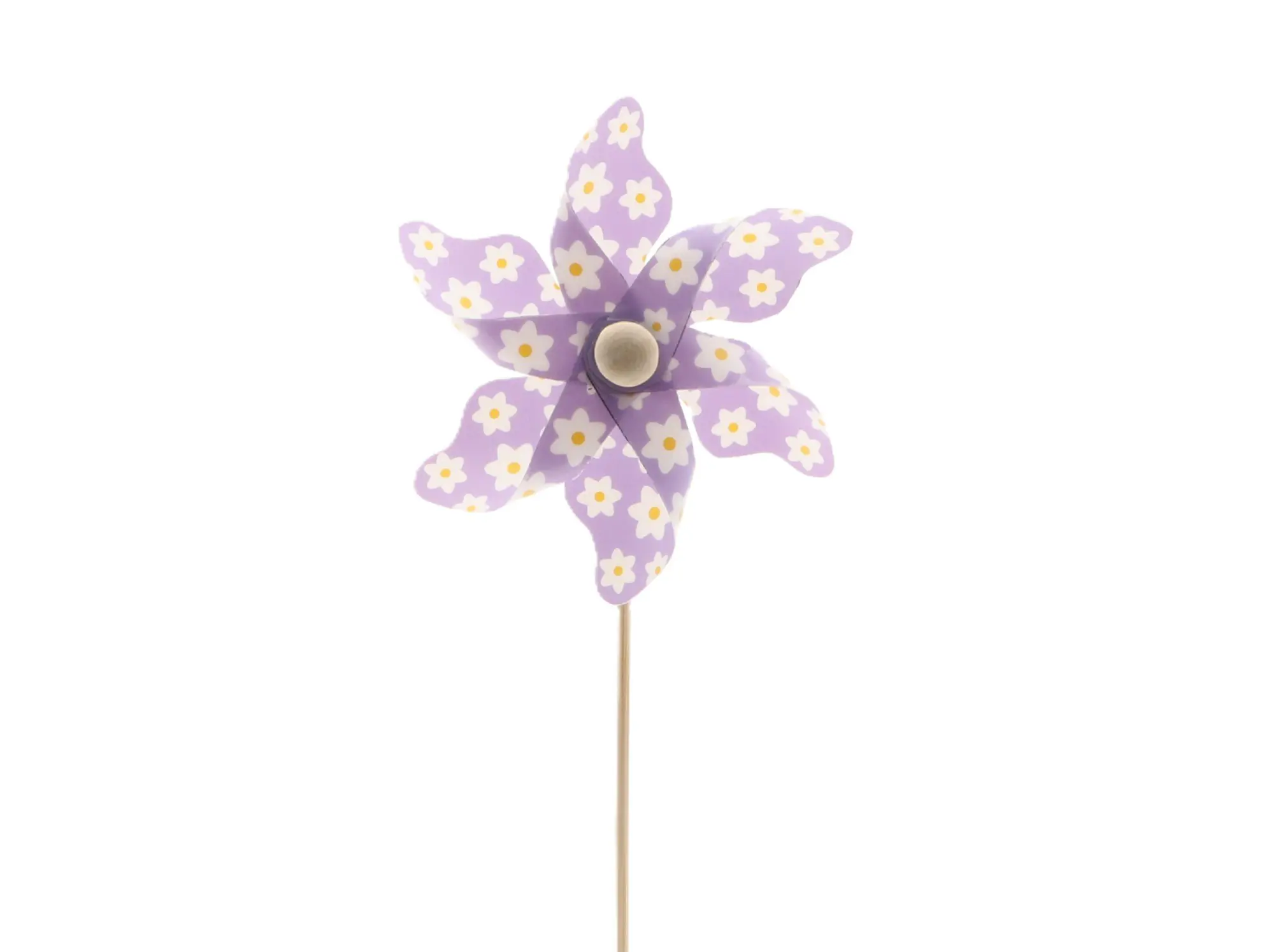 Flamingo Gartenstecker Windrad Kunststoff 8,5 x 58,5 cm lila