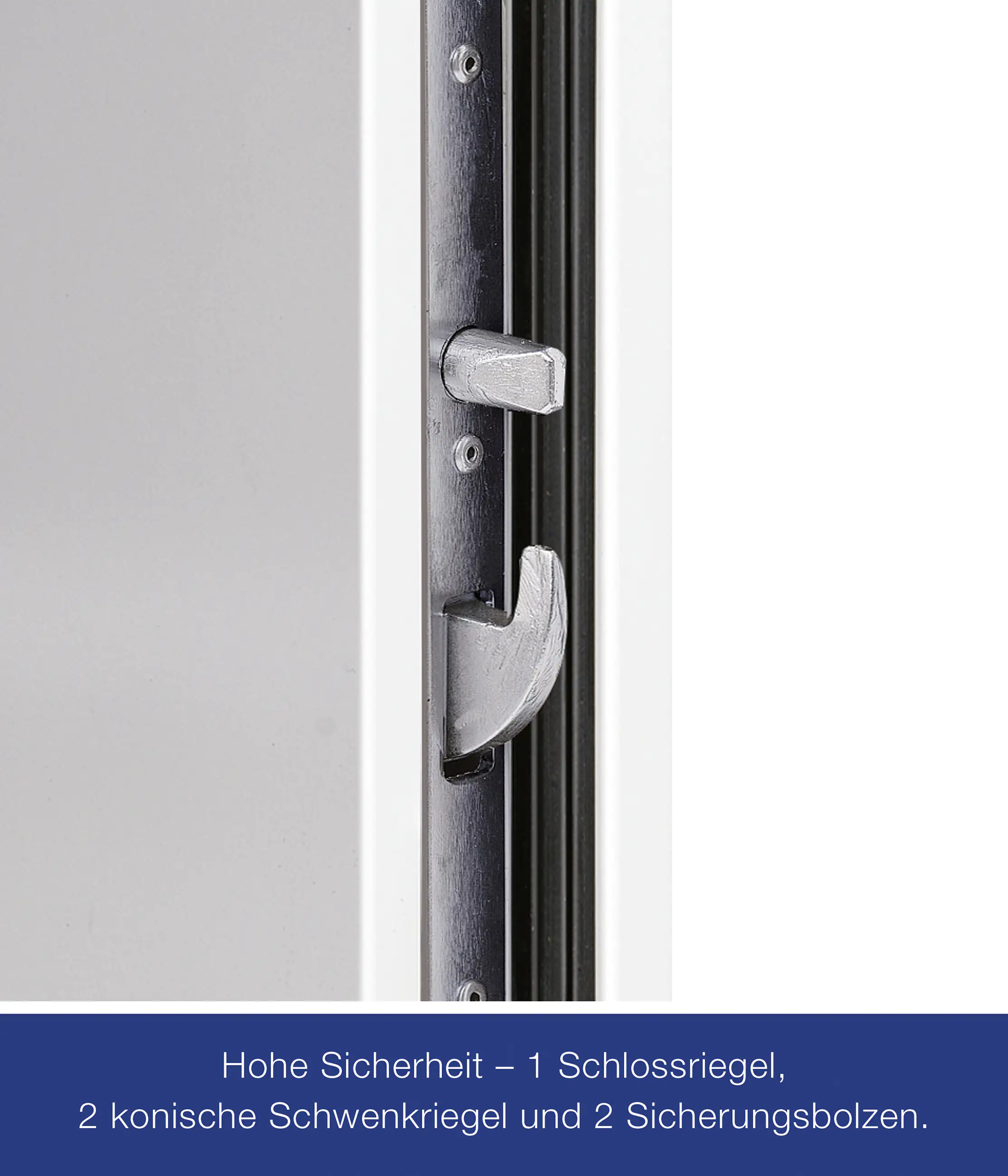 Hörmann Sicherheitstür KSI Thermo46 RC2 weiß 100 x 200 cm Links