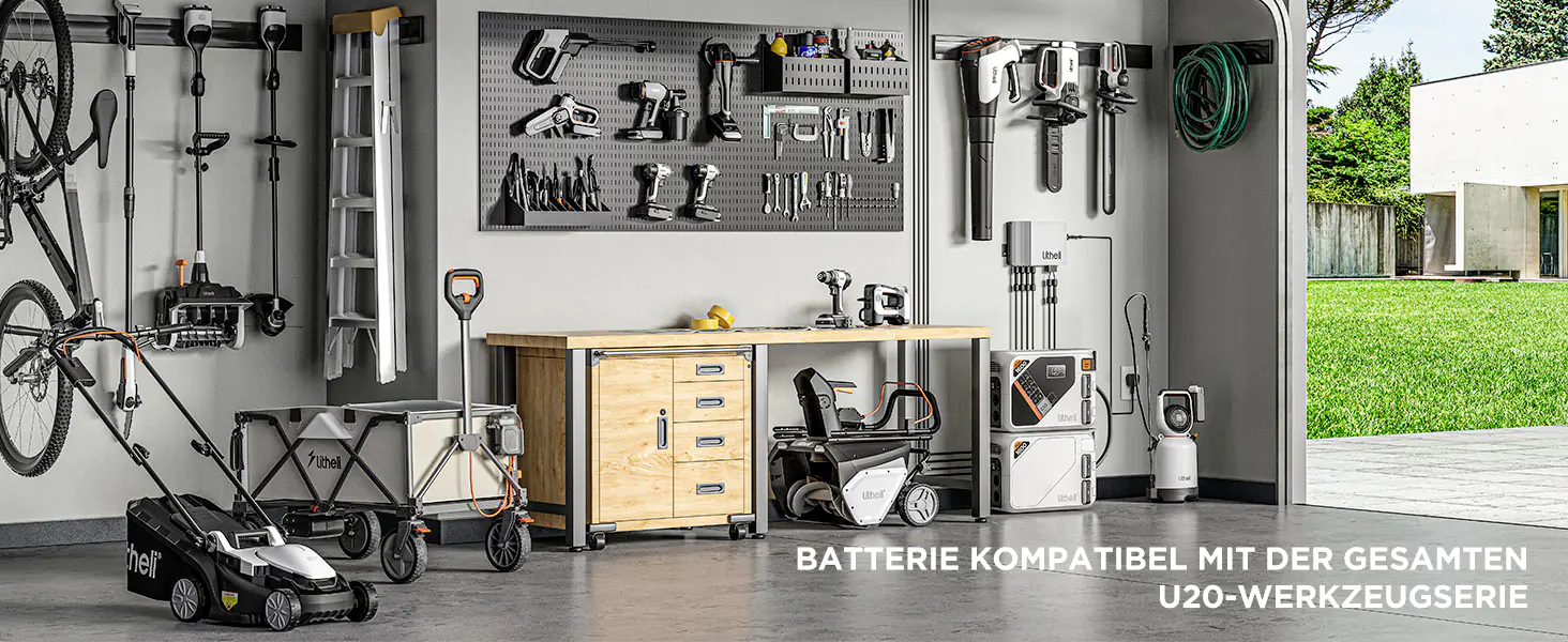 Litheli Akku-Kompressor 20 V inkl. Akku 2 Ah