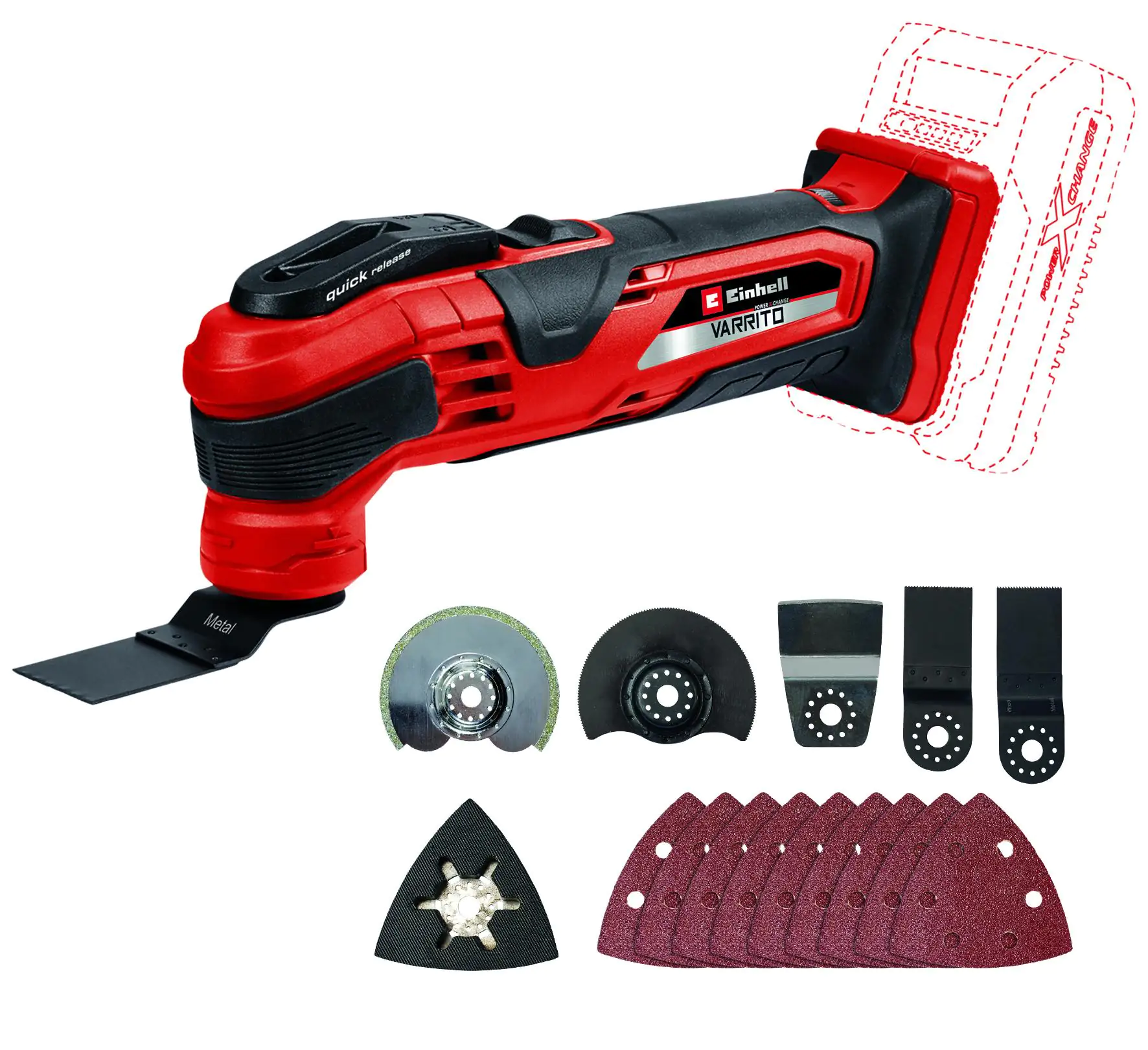 Einhell Akku-Multifunktionswerkzeug Varrito Solo 18 V