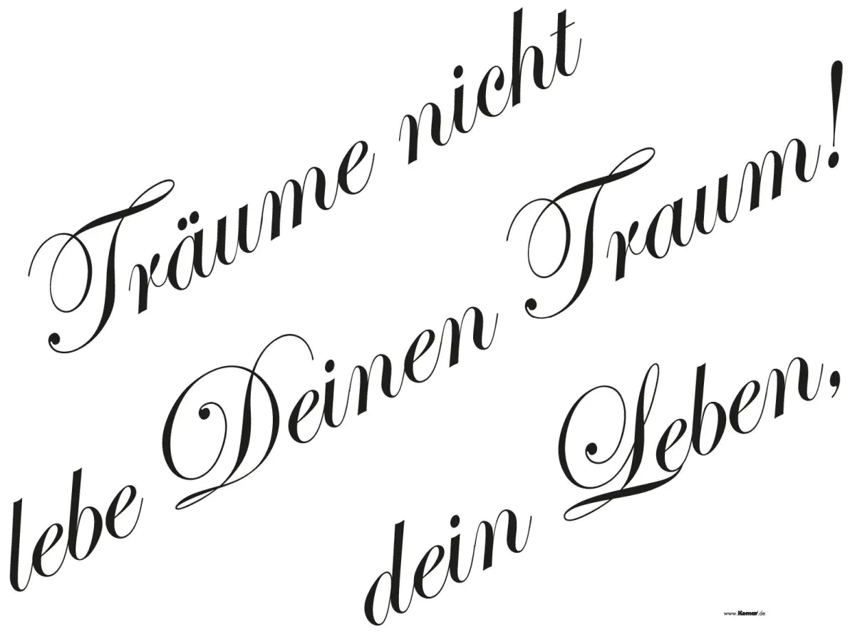 Komar Decosticker Träume 70 x 50 cm