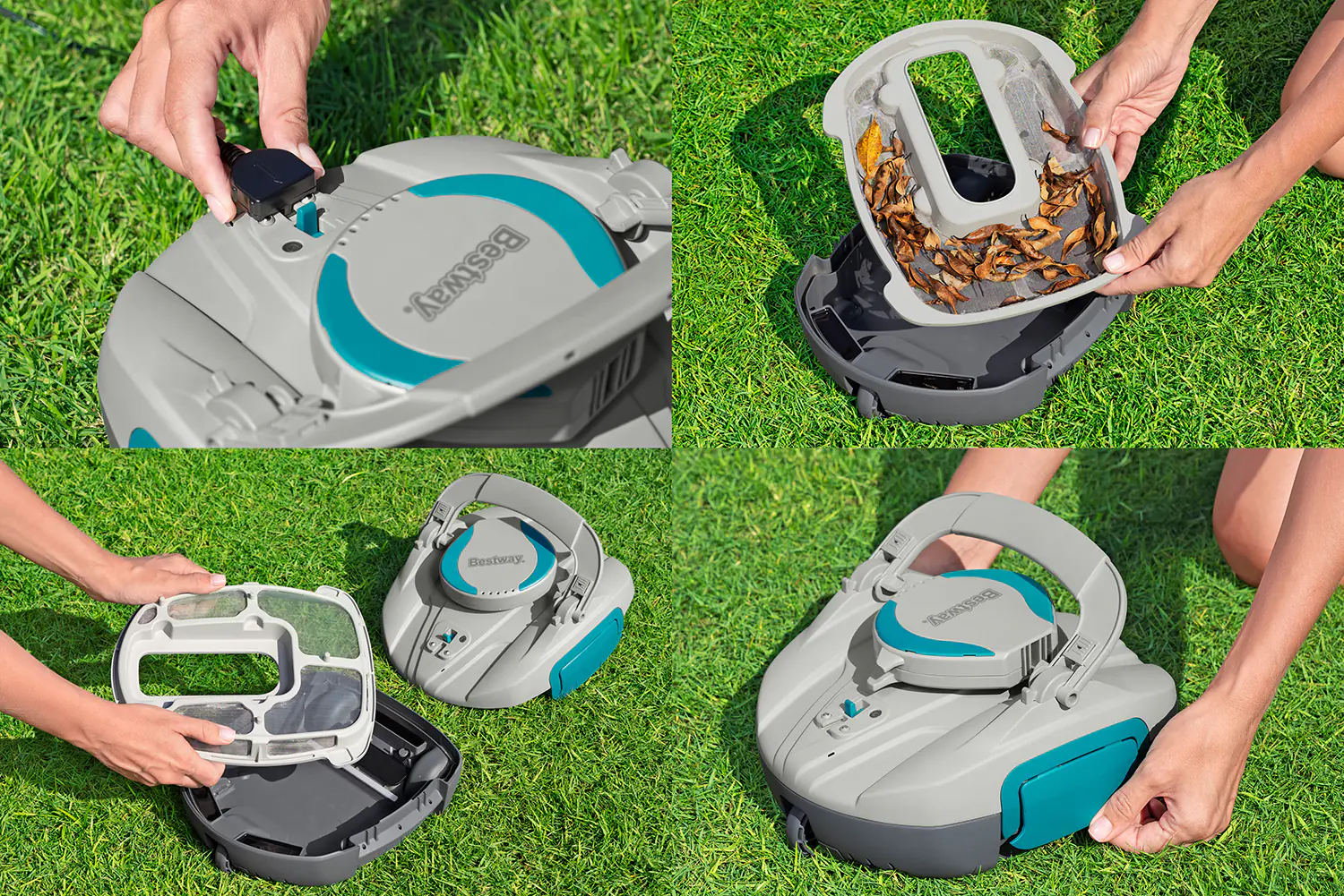 Bestway Akku Poolroboter AquaTronix G100 grau blau