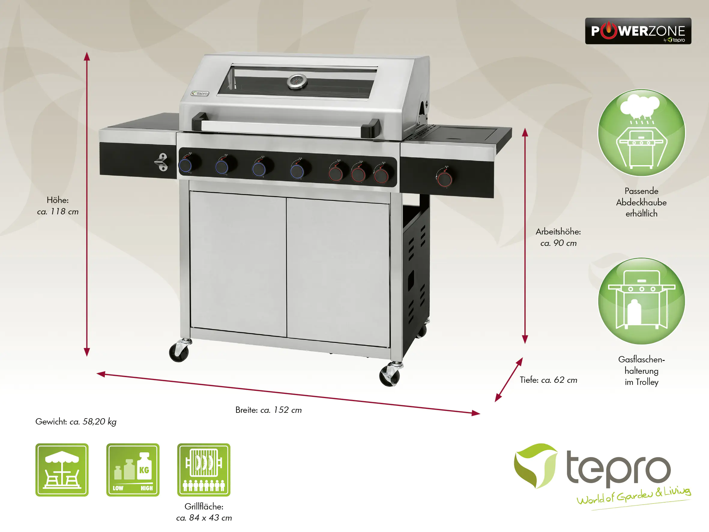 Tepro Gasgrill Keansburg 6 Special Edition