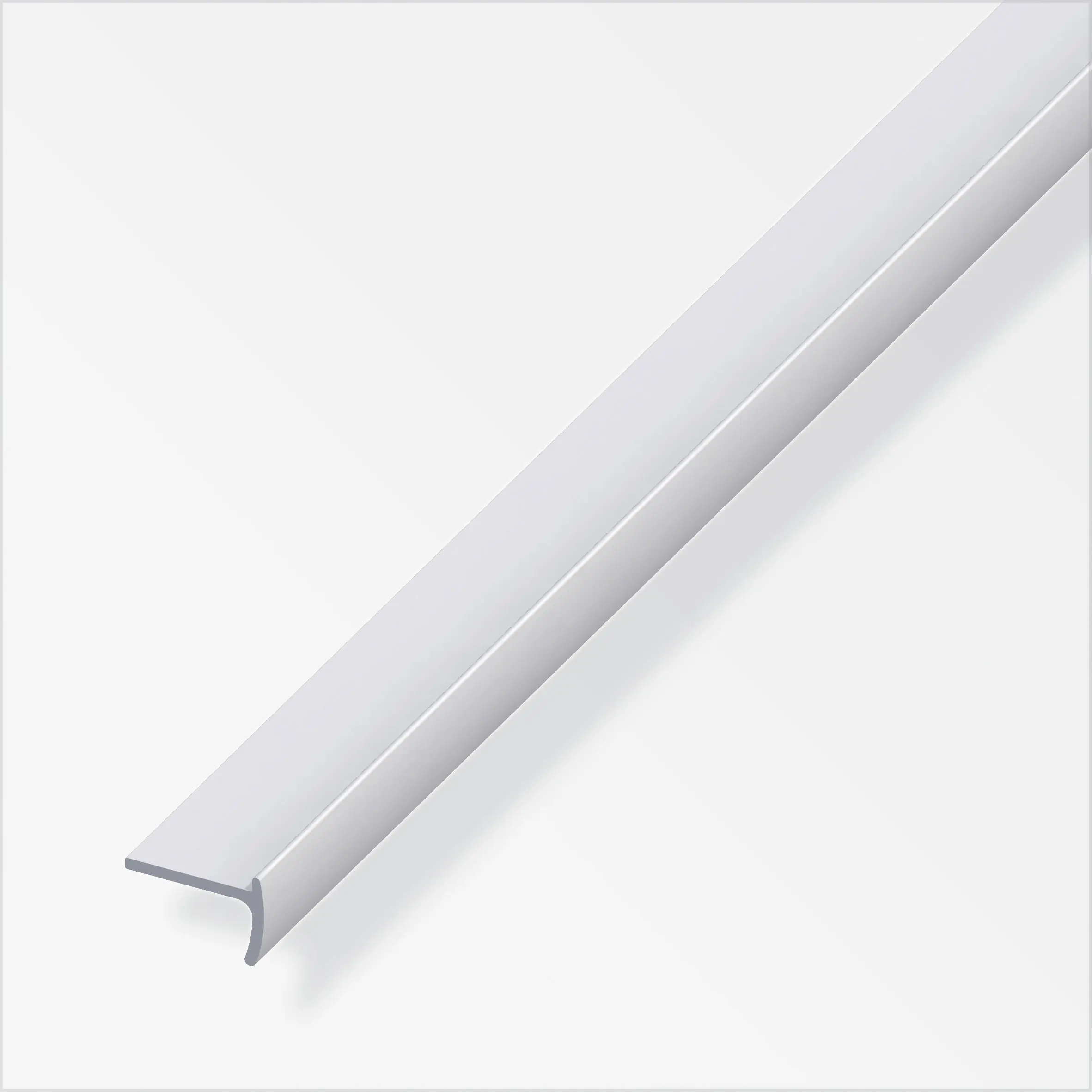 alfer Griff-Profil 1 m, 18 x 12 x 2 mm Aluminium eloxiert silber