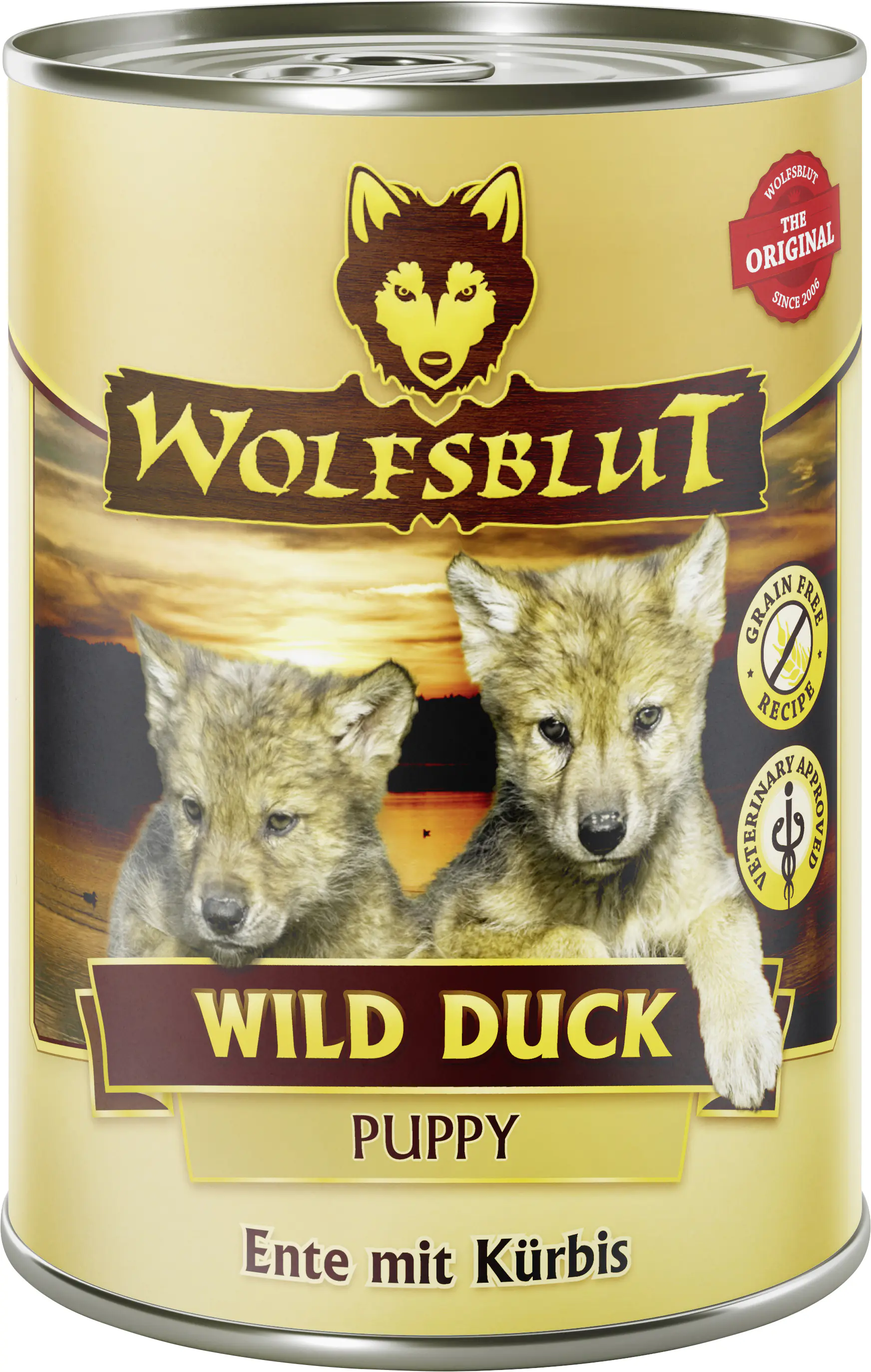 Wolfsblut Wild Duck Hundenassfutter Junior getreidefrei 395 g Ente