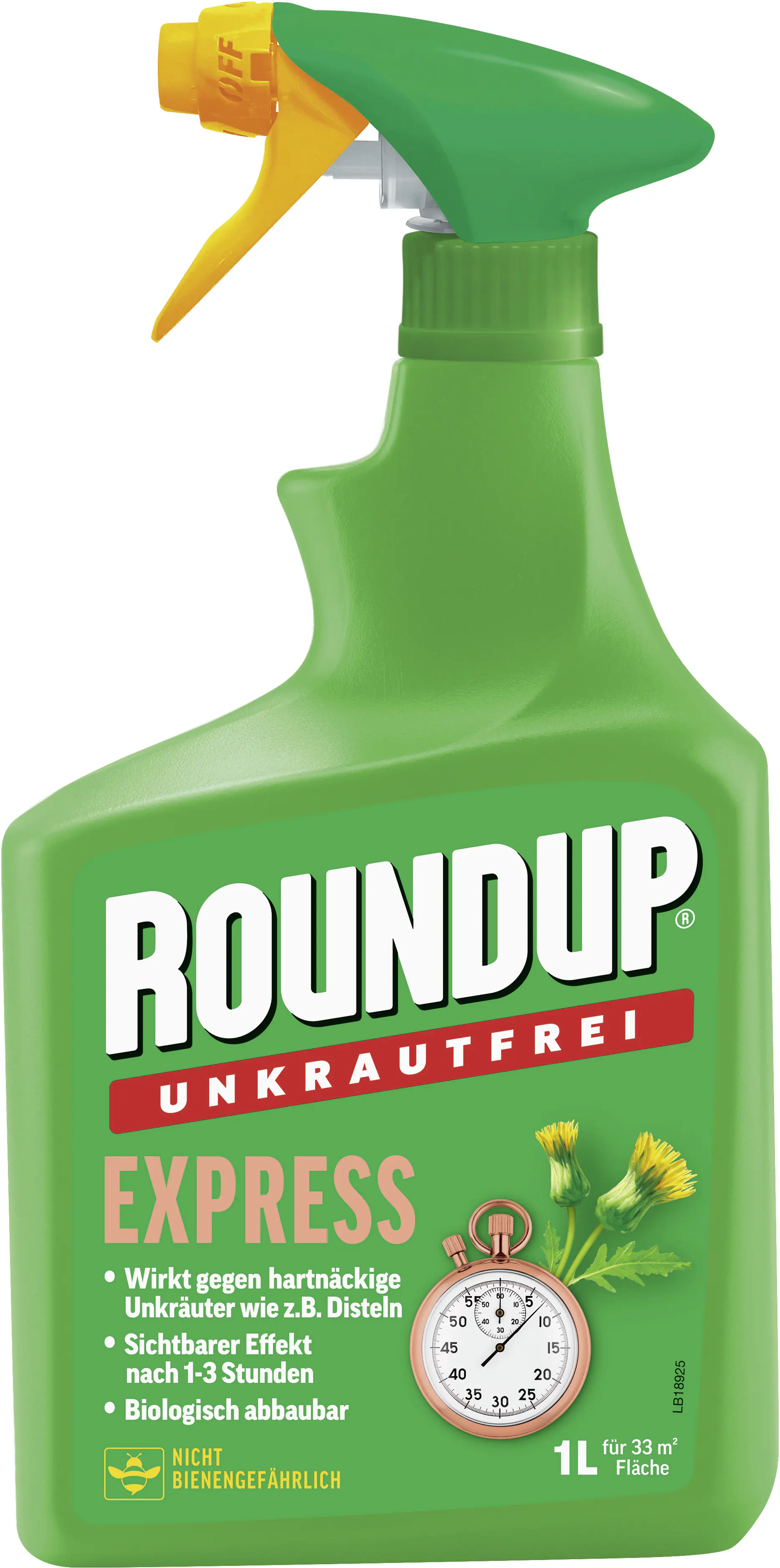 Roundup Unkrautfrei Express Sprühflasche 1 L