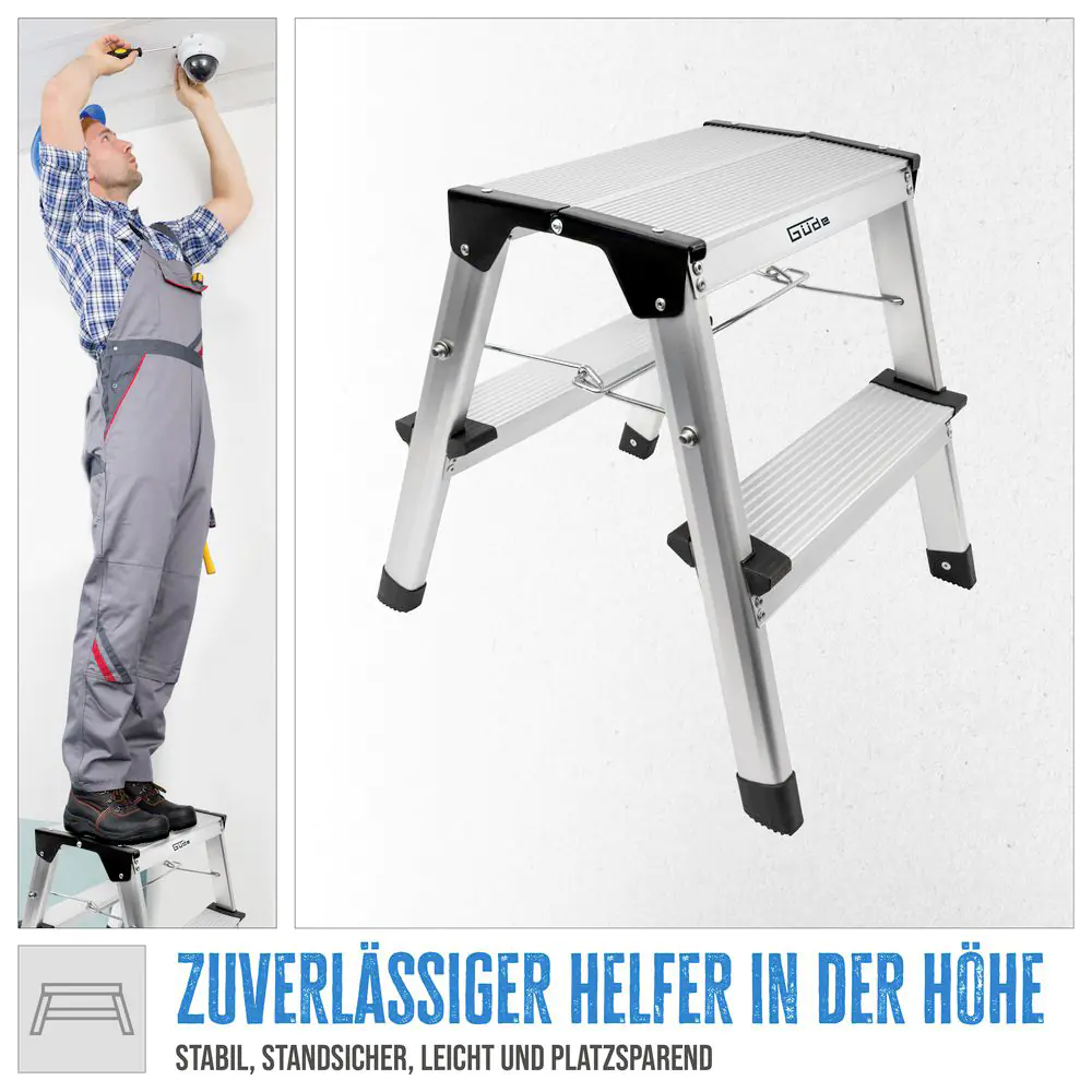 Güde Aluminium-Klapptritt GAT 2S