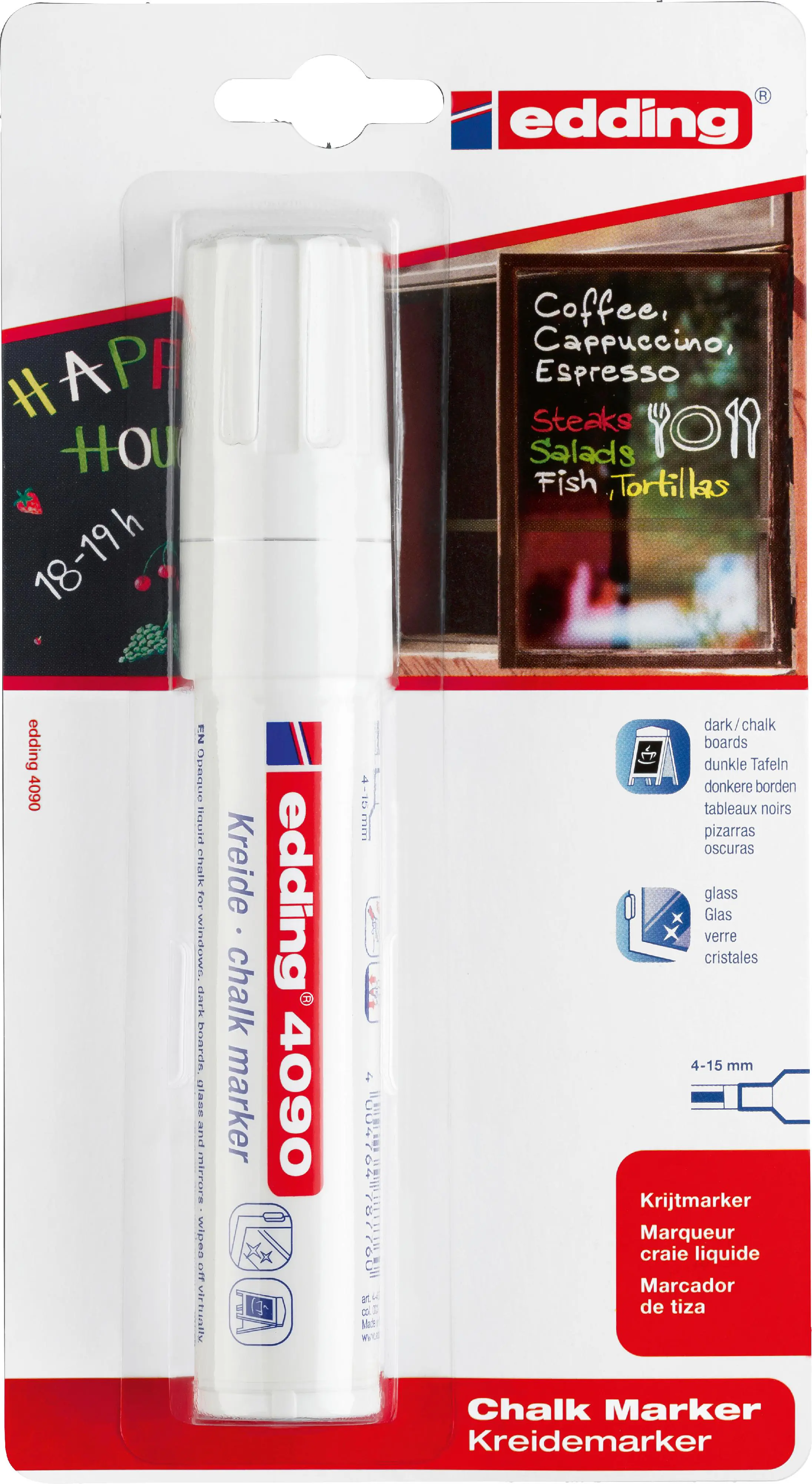 Edding 4090 Kreidemarker weiß