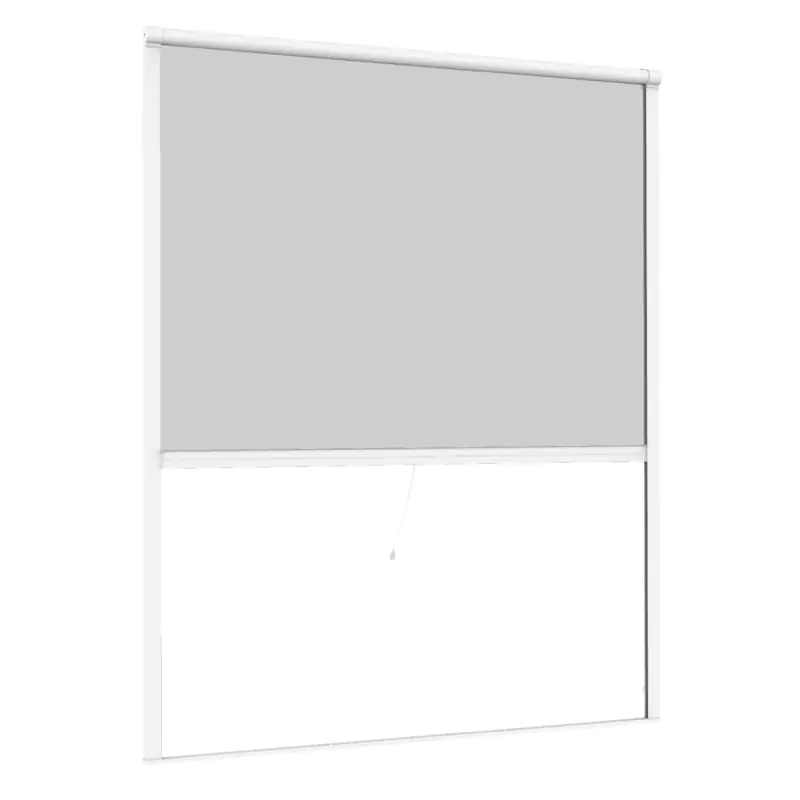 Primaster Fliegenschutz-Rollo 130 x 160 cm weiß kürzbar