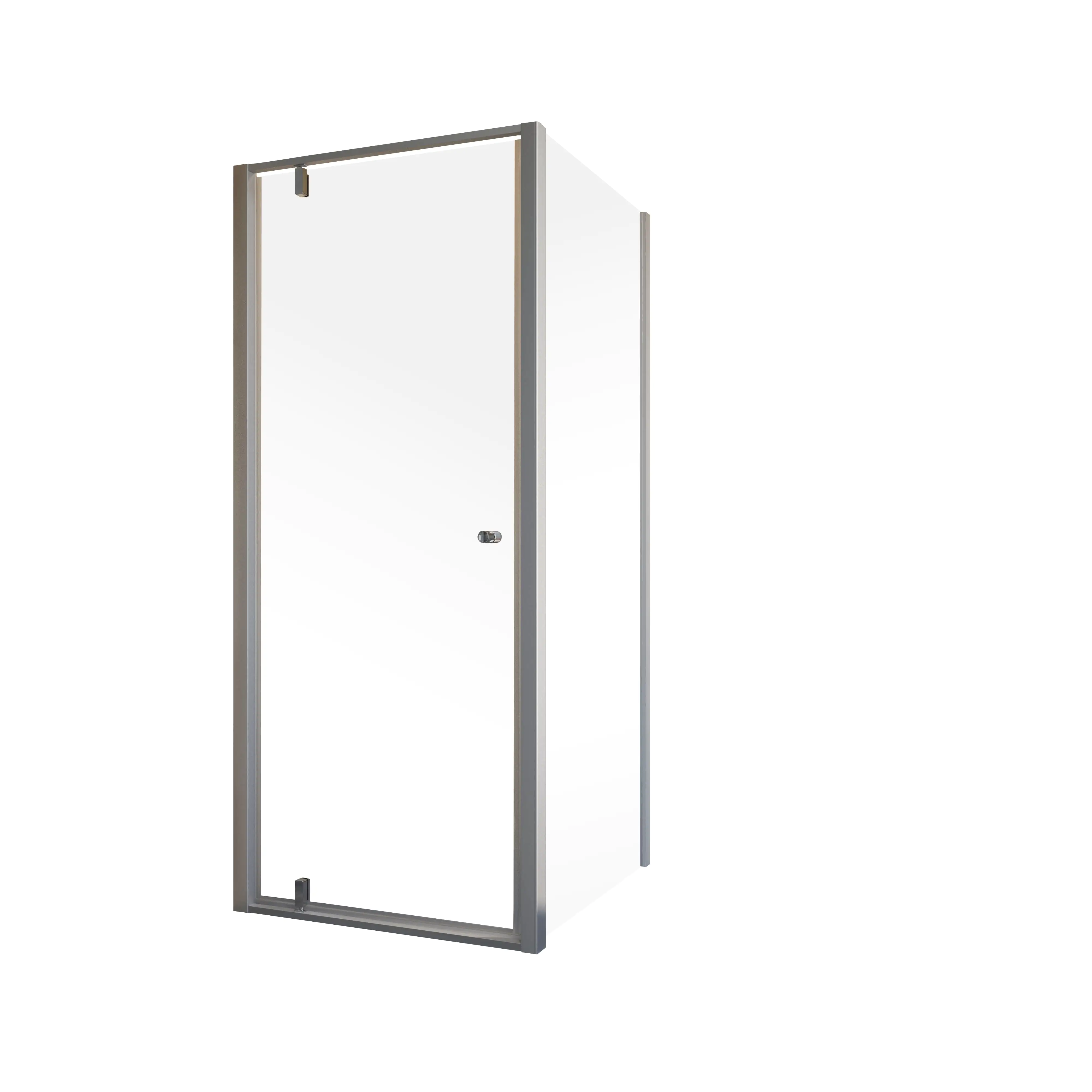 Schulte Drehtür mit Seitenwand 90 x 90 x 200 cm Trend 2.0 Alu-Natur