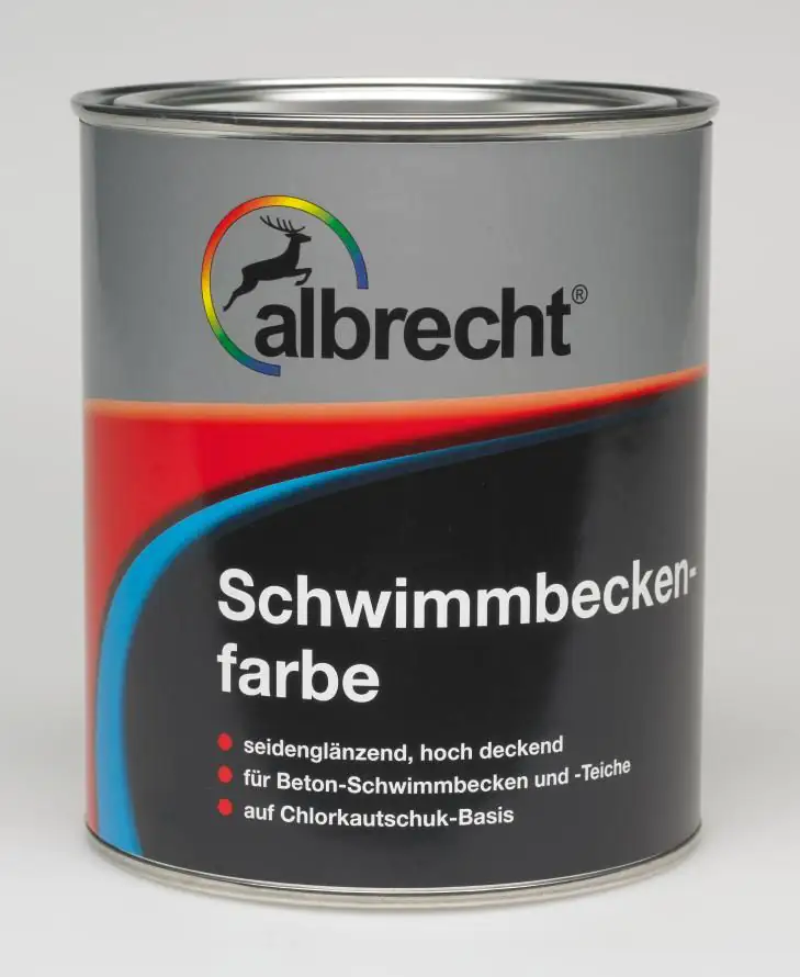 Albrecht Schwimmbeckenfarbe 2,5 L capriblau