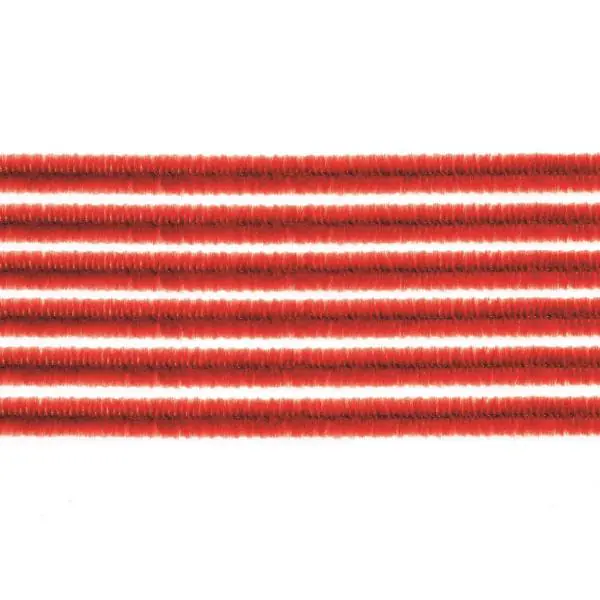 Glorex Biegeplüsch rot 10 Stück