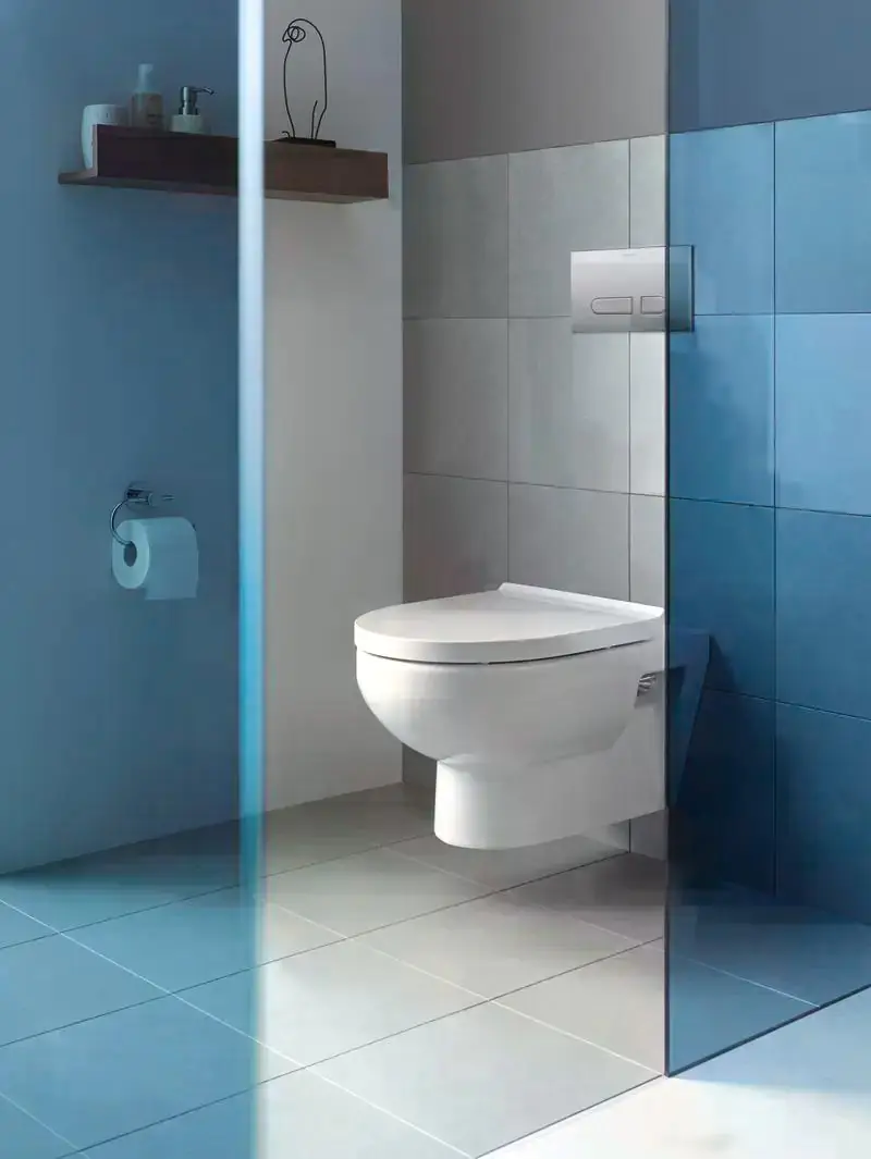 Duravit Wand WC spülrandlos DuraStyle Basic Tiefspüler weiß inkl. WC Sitz