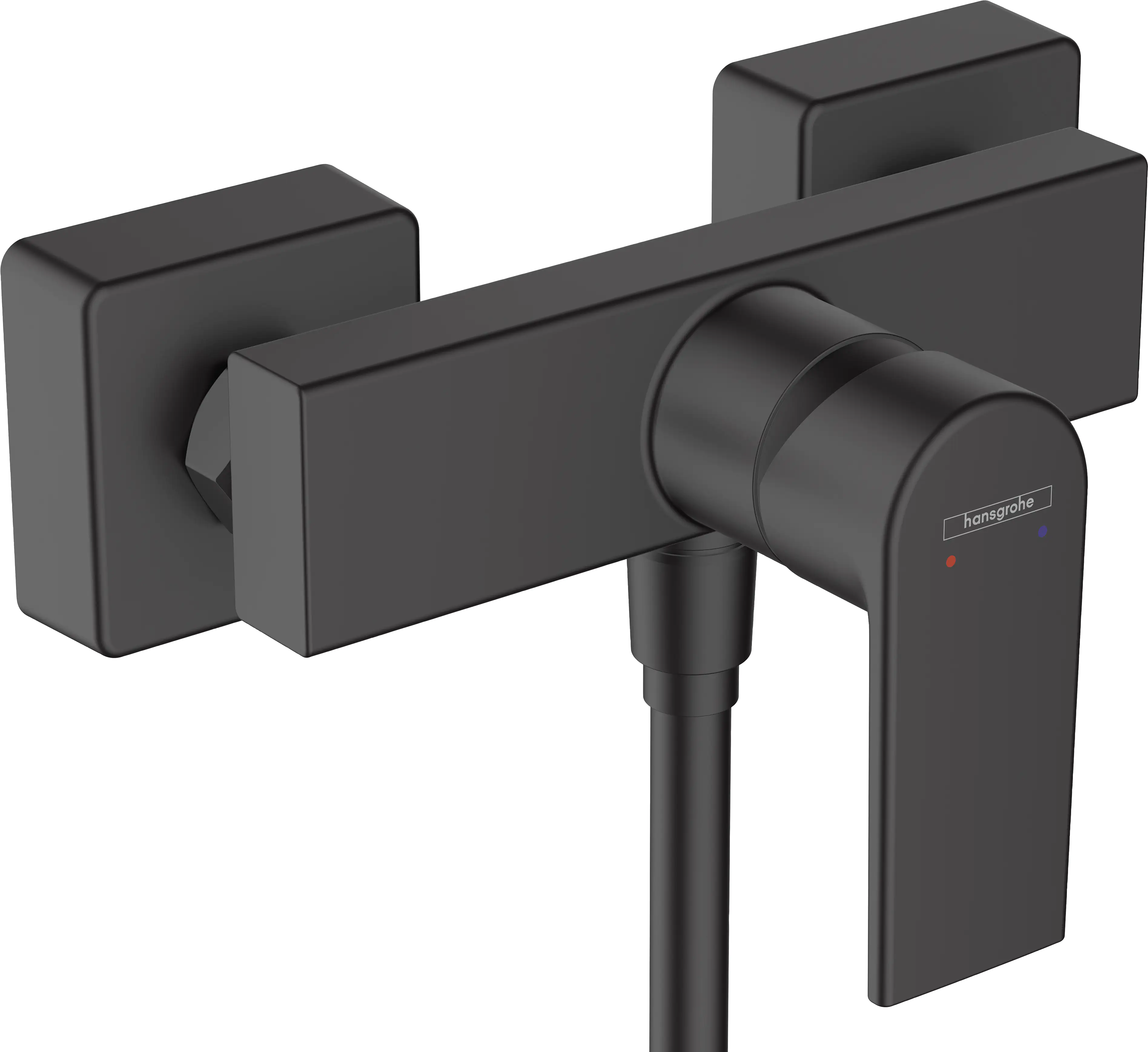 Hansgrohe Einhebel-Brausemischer Aufputz Vernis Shape mattschwarz