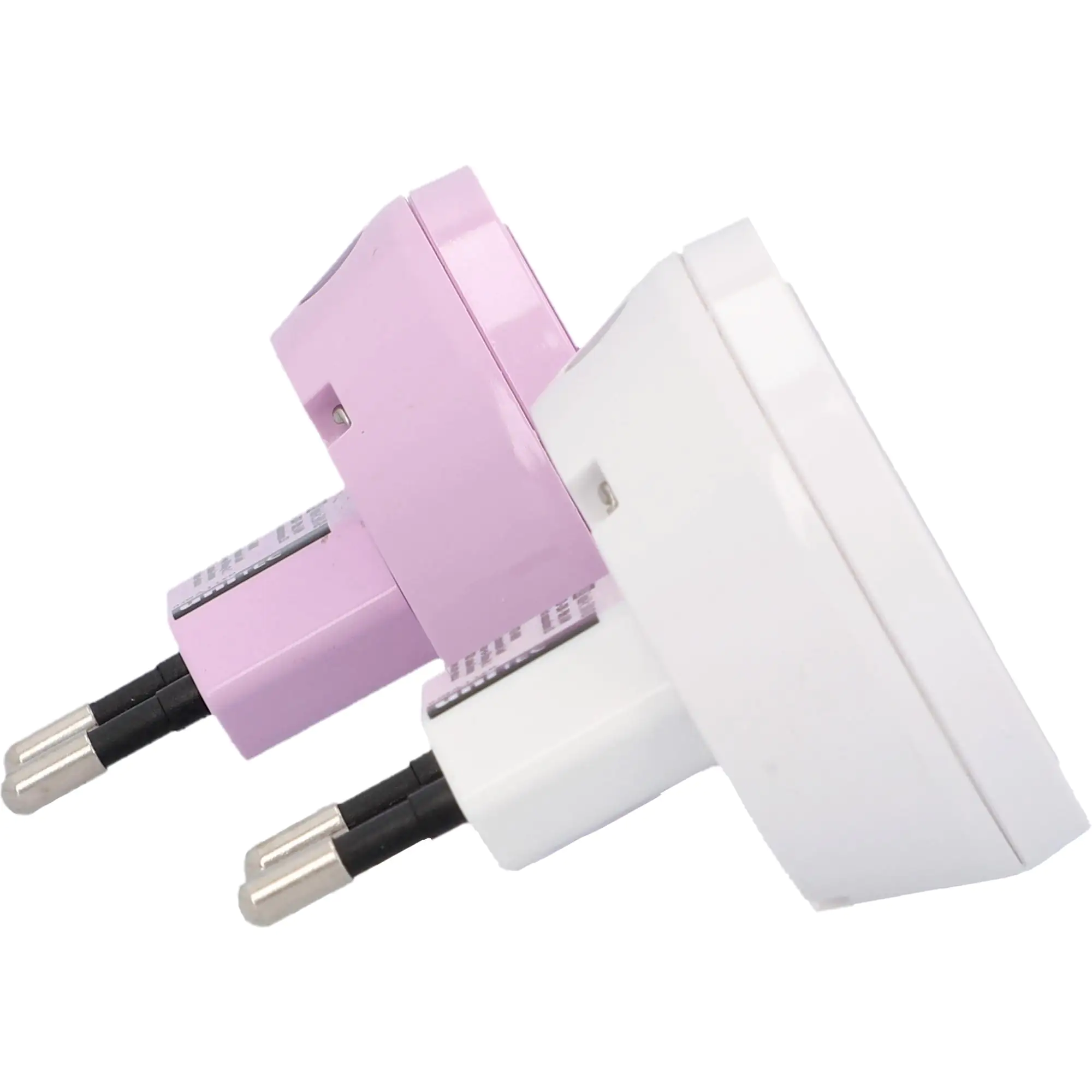 LED Nachtlicht 2er Set und Dämmerungssensor weiß, hellblau, pink