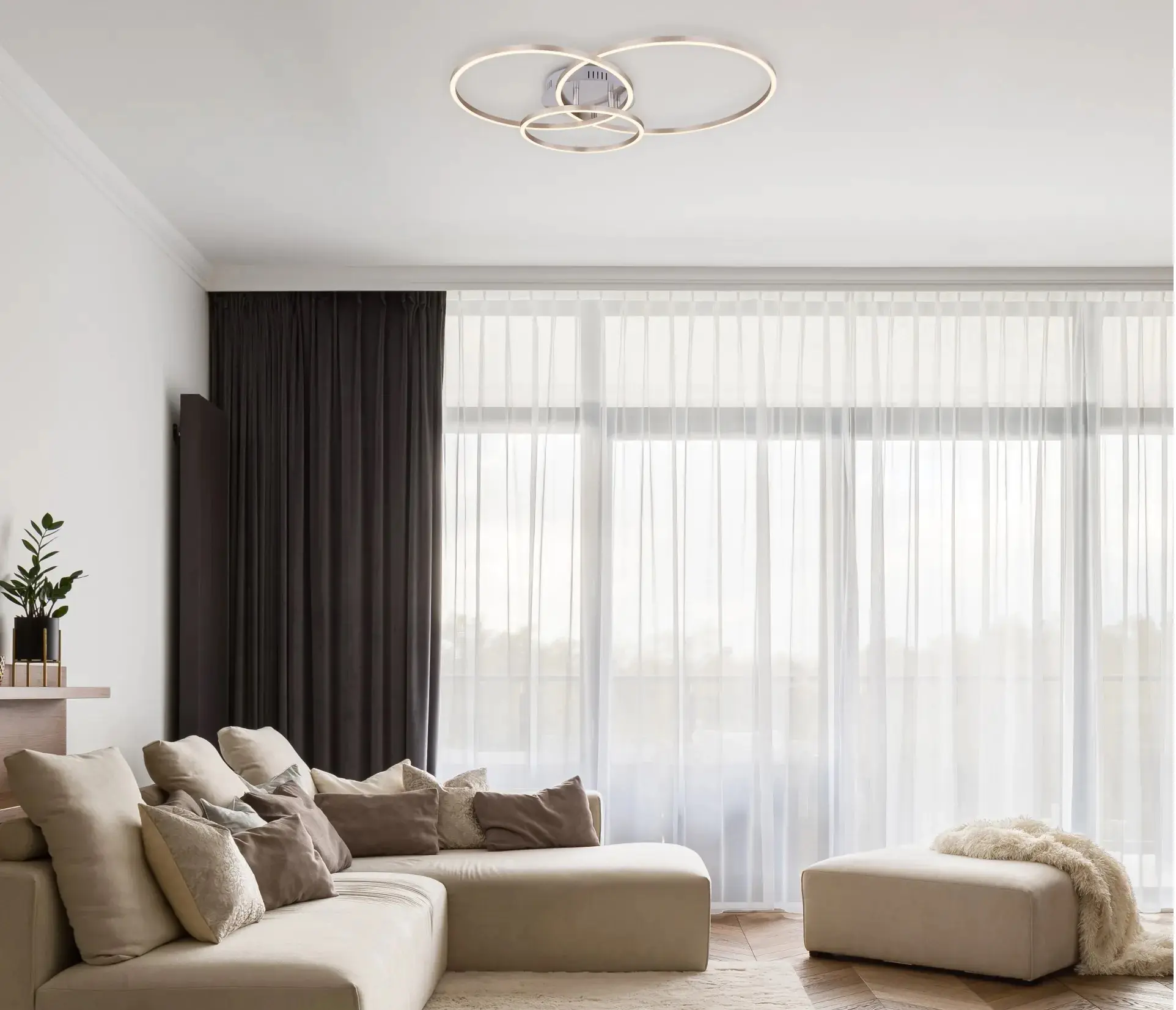 Globo LED Deckenleuchte Munni 68x55 cm warmweiß
