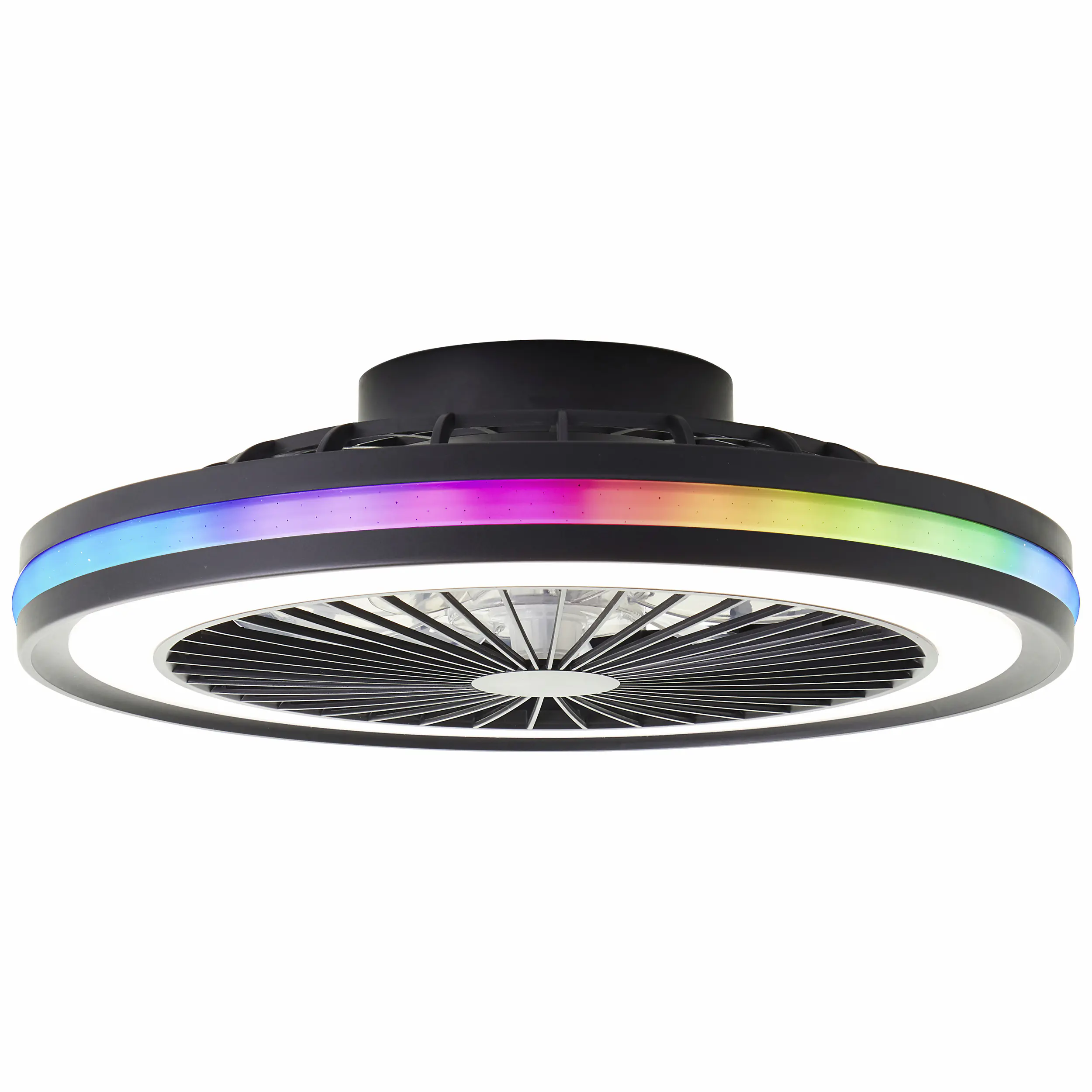 Brilliant LED Deckenventilator Palmero Ø 46,5 cm 40 W schwarz