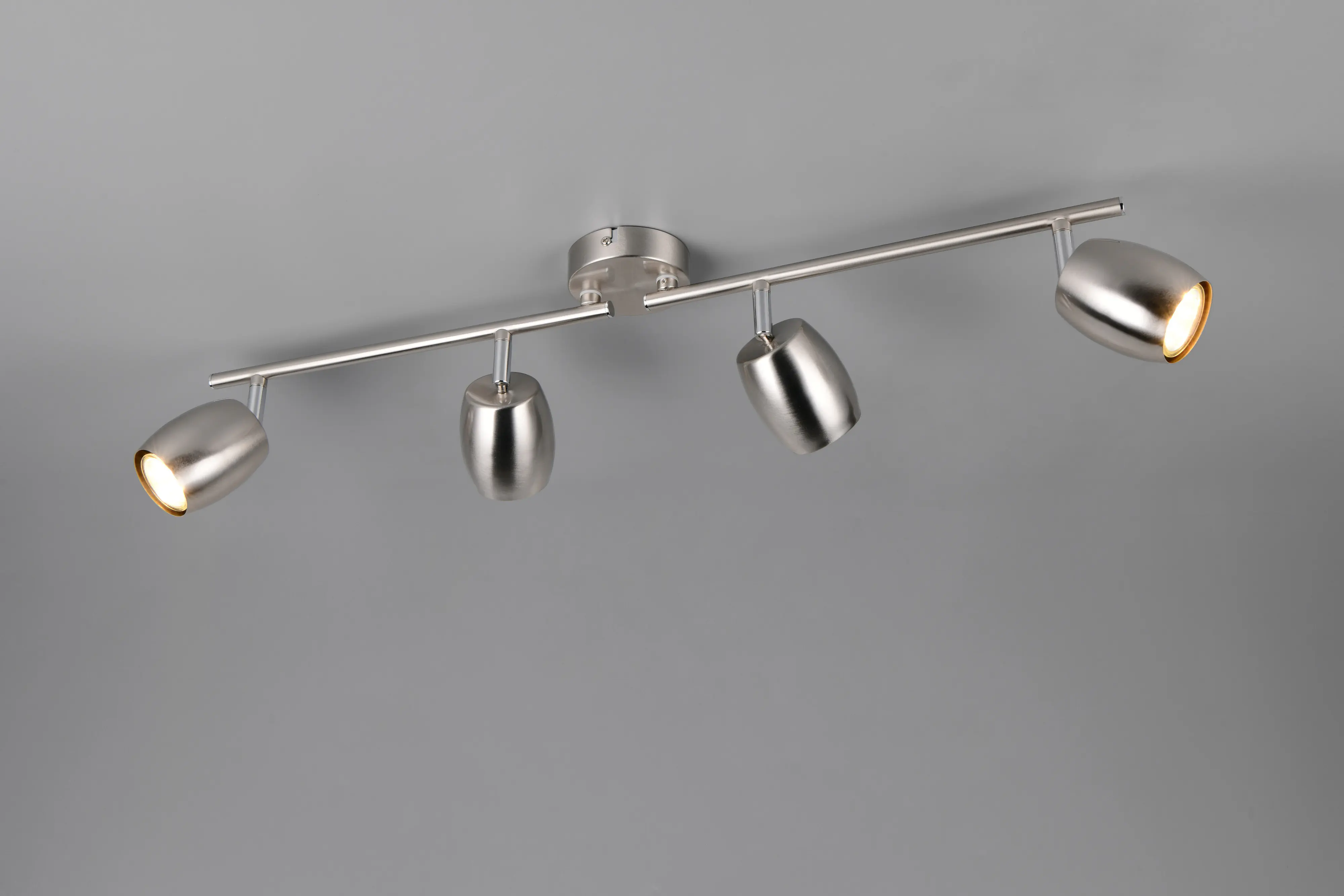 Reality Deckenstrahler 4er Spot Nancy GU10 nickel matt