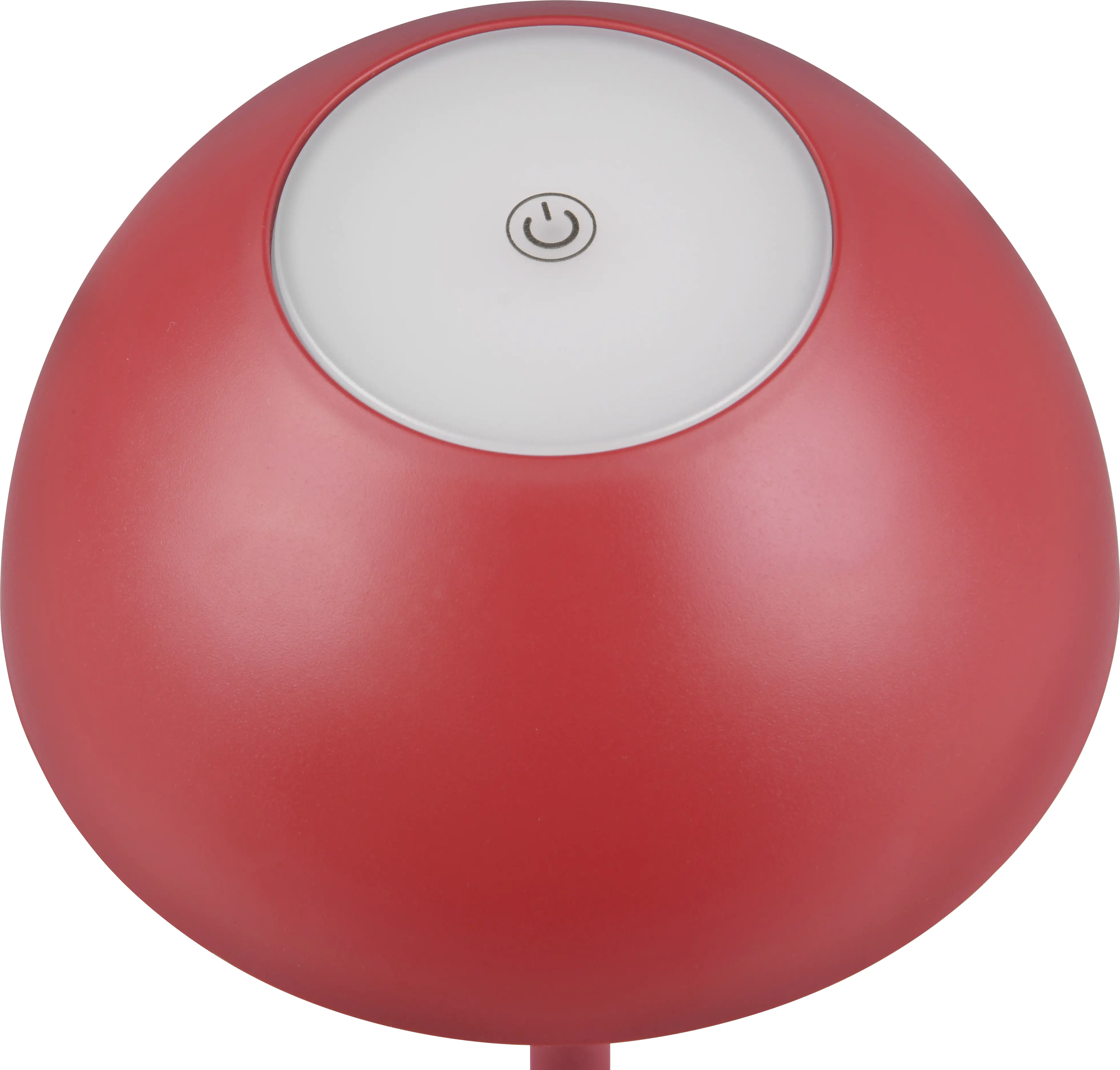 Reality Leuchten LED Akku-Tischleuchte Ricardo rot 30 cm warmweiß