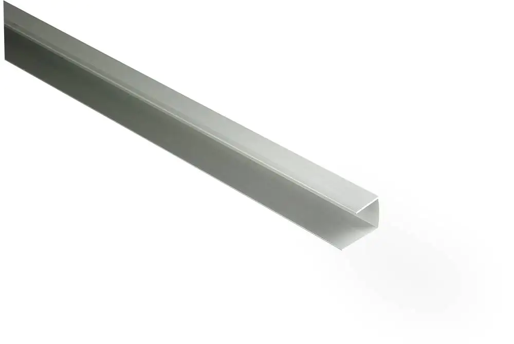 Kovalex Einfassprofil Aluminium 250 x 4,2 x 2,6 cm silber