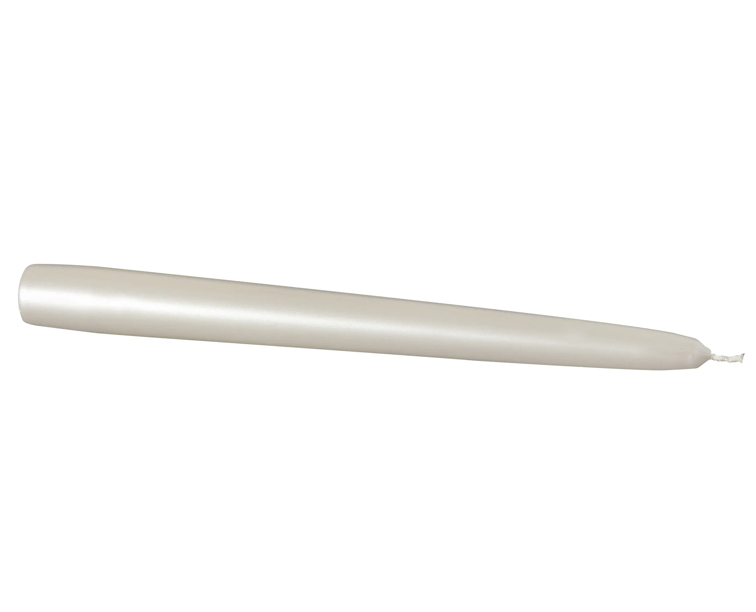Steinhart Spitzkerze Edelglanz 24 cm weiß