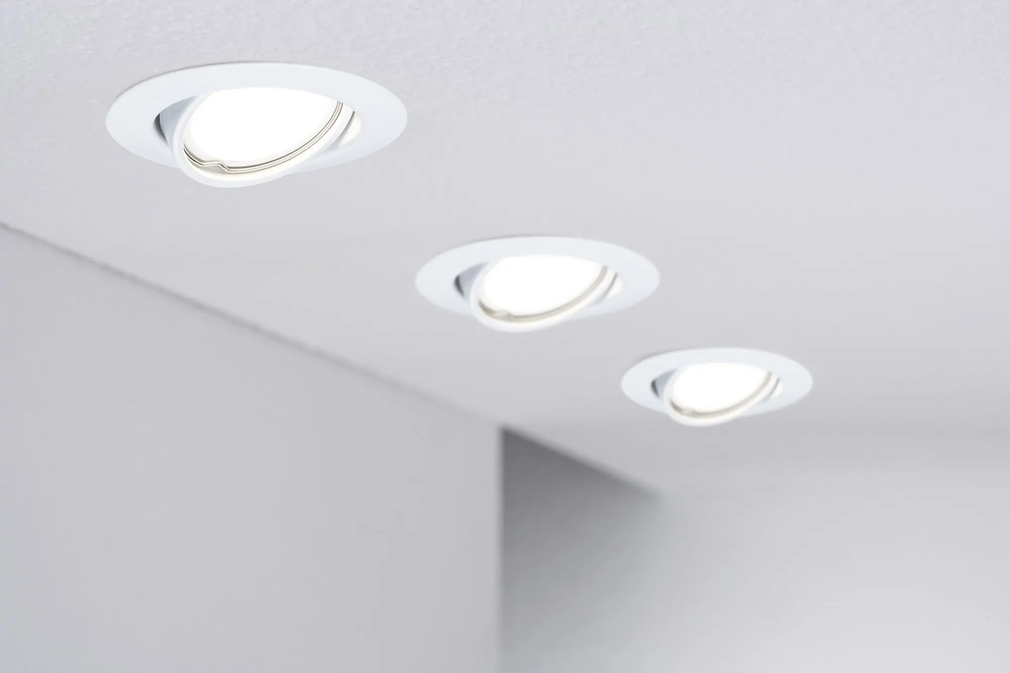 Paulmann LED Einbauleuchte Base 3x5W weiß Metall warmweiß