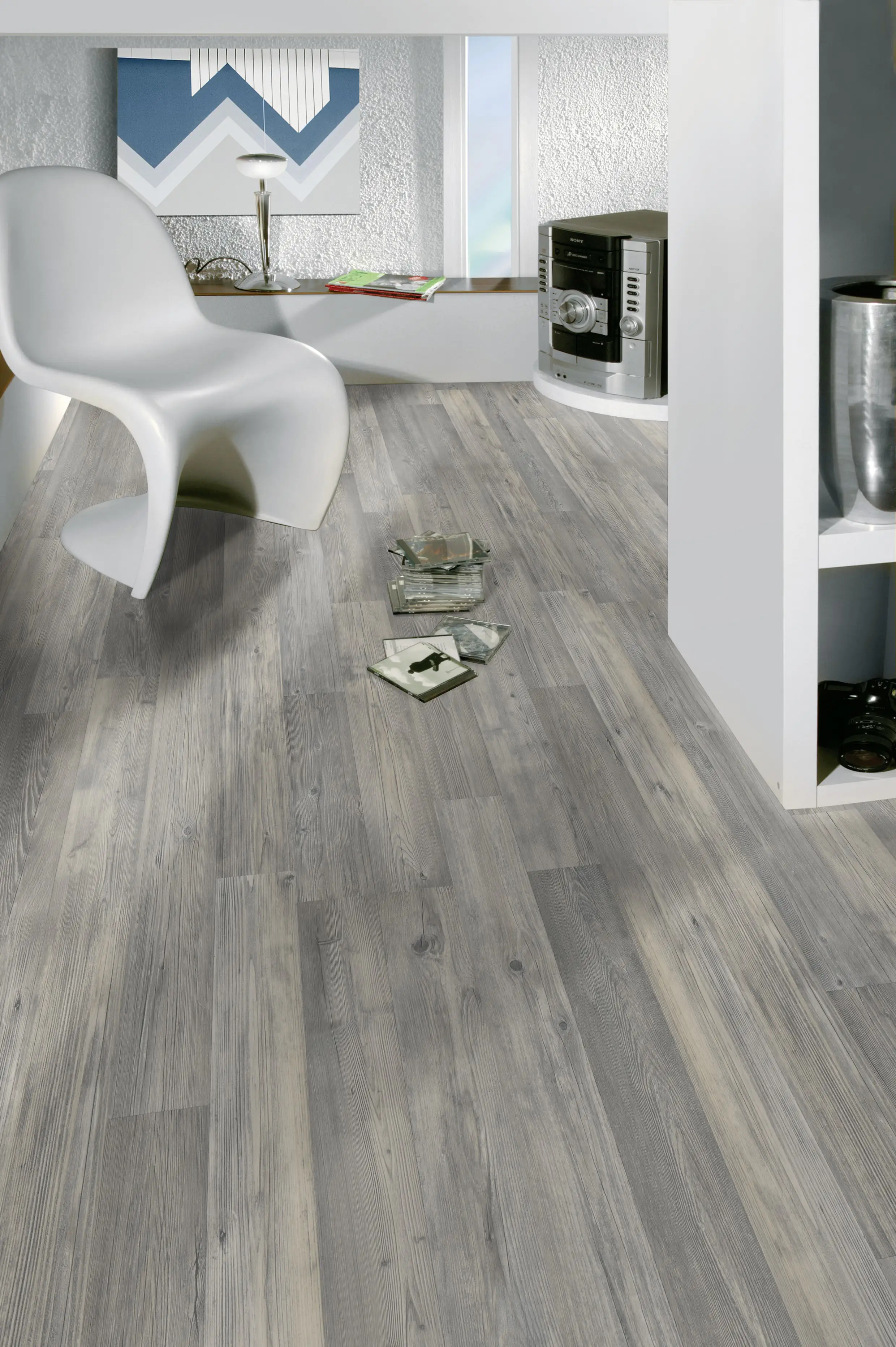 Classen Laminat Edition 7 128,6 x 19,4 cm 7 mm Seekiefer grau 2-Stab