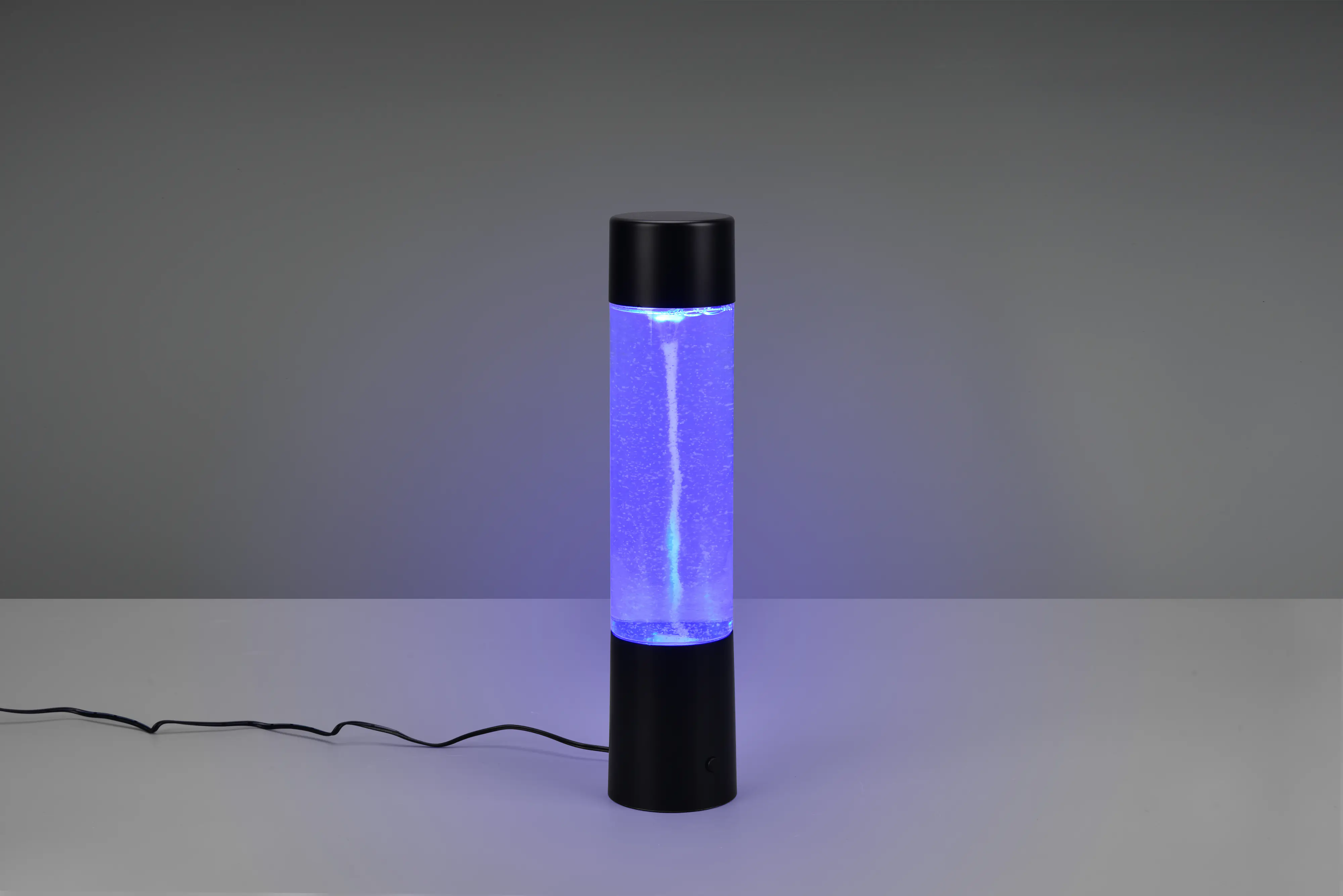 Reality LED Tischleuchte Tornado Ø 7 x 34 cm RGB schwarz matt