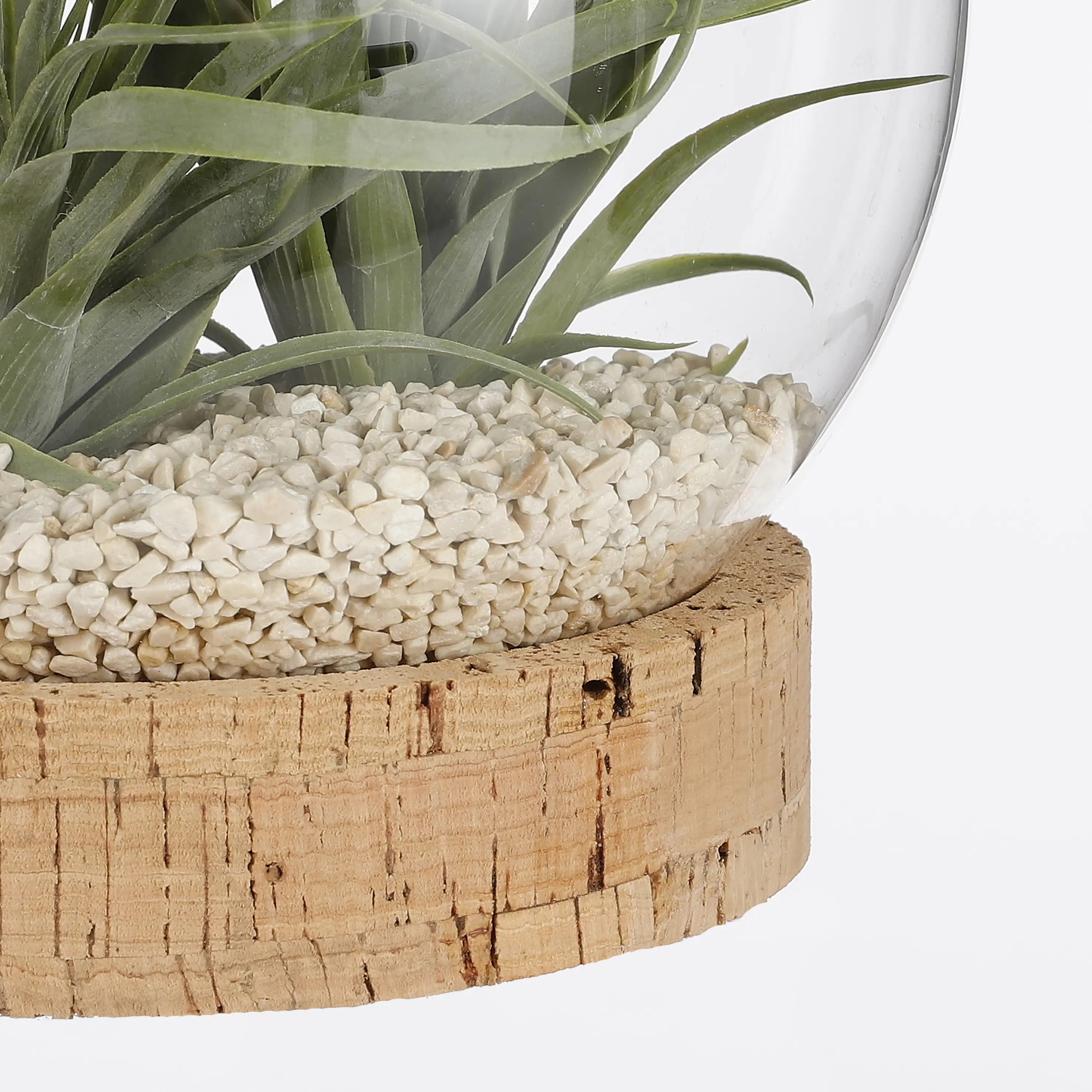 Mica Vase Jillian transparent transparent, 19 x 18 cm