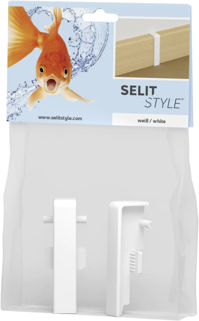 SELITSTYLE Verbinder weiß Höhe 50 mm 2 Stück