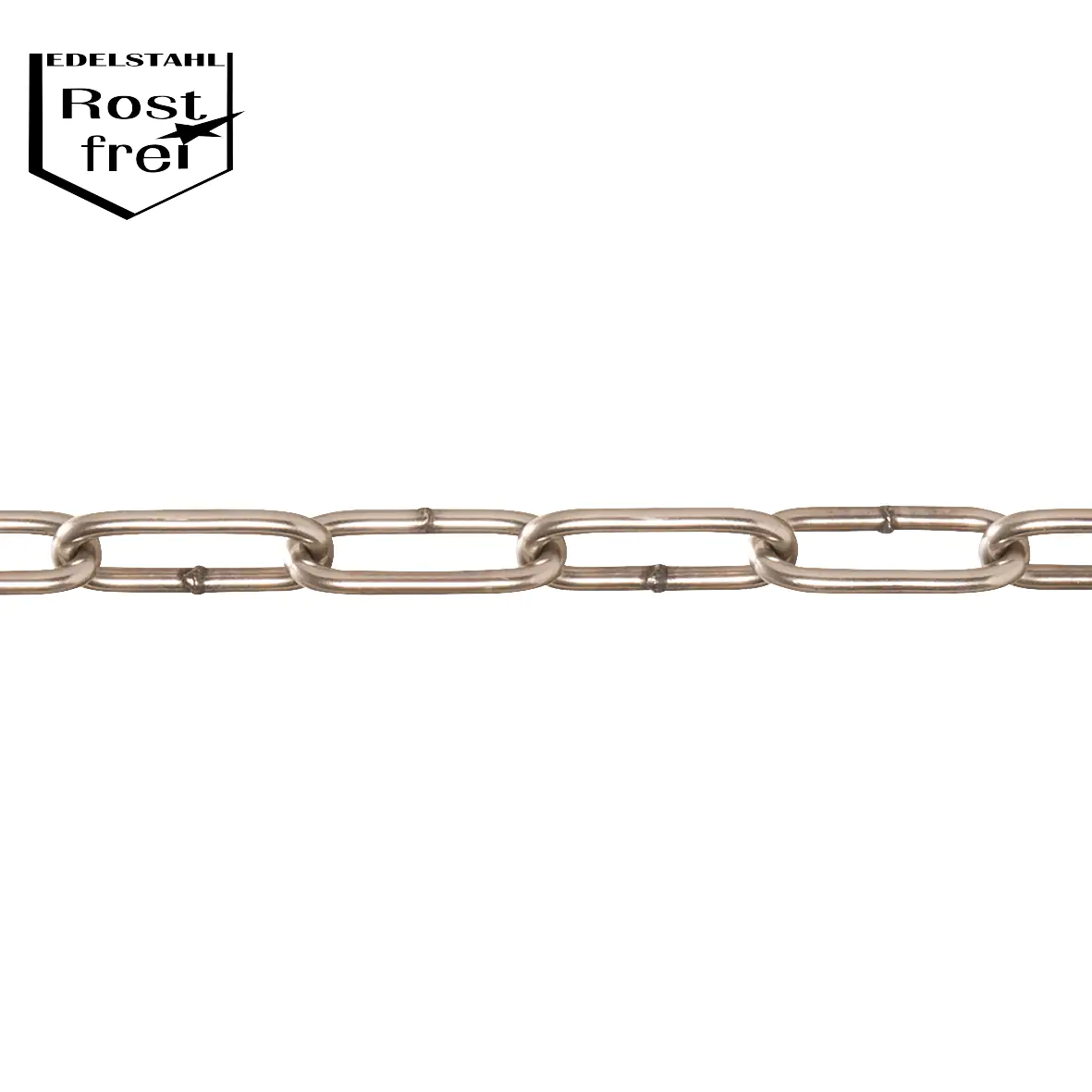Conacord Rundstahlkette 4 mm x 1 m Edelstahl