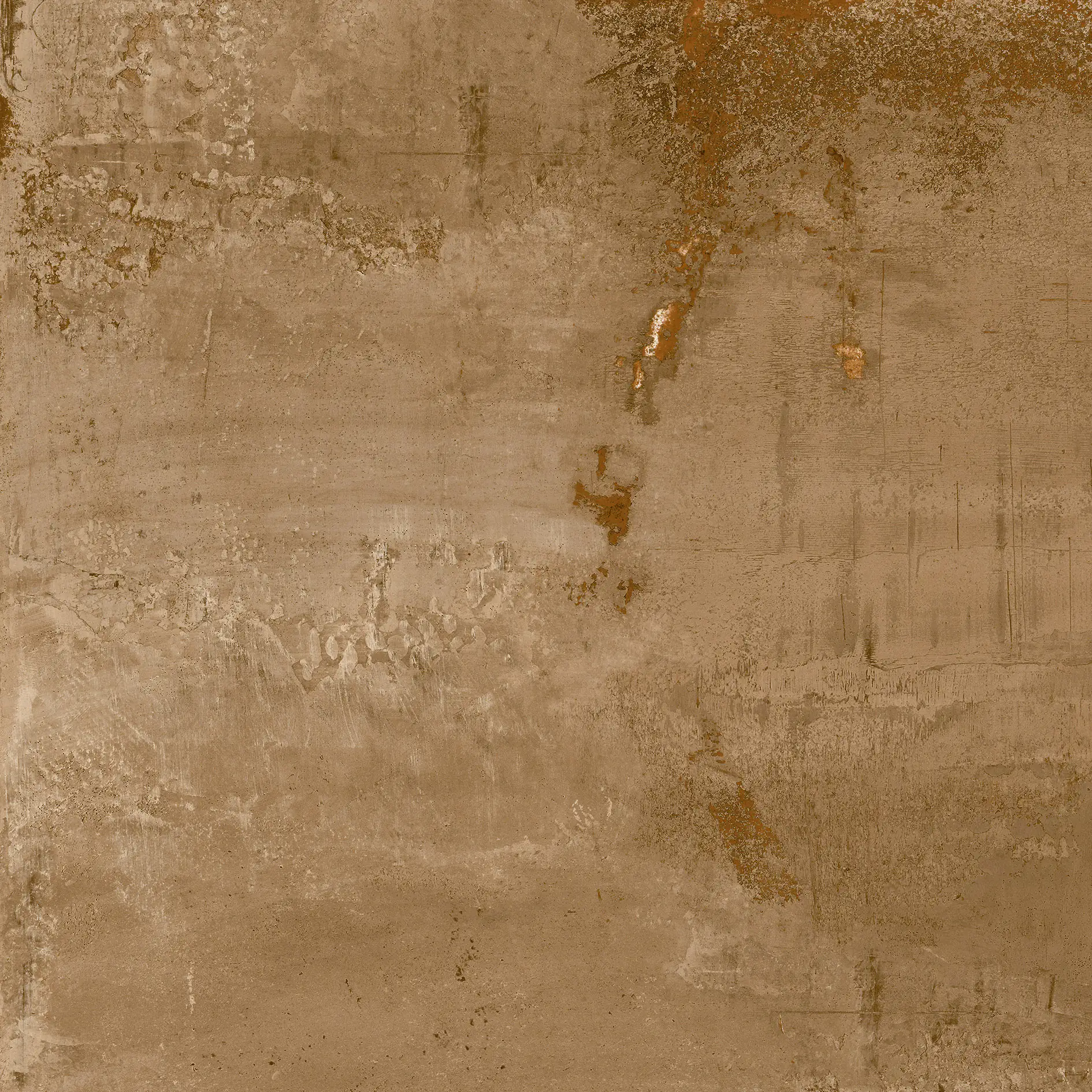 Terrassenplatte Feinsteinzeug Metallic 60 x 60 x 2 cm braun