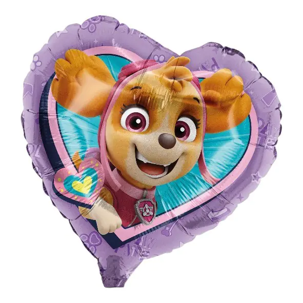 Folienballon Paw Patrol Skye Herz 45 cm