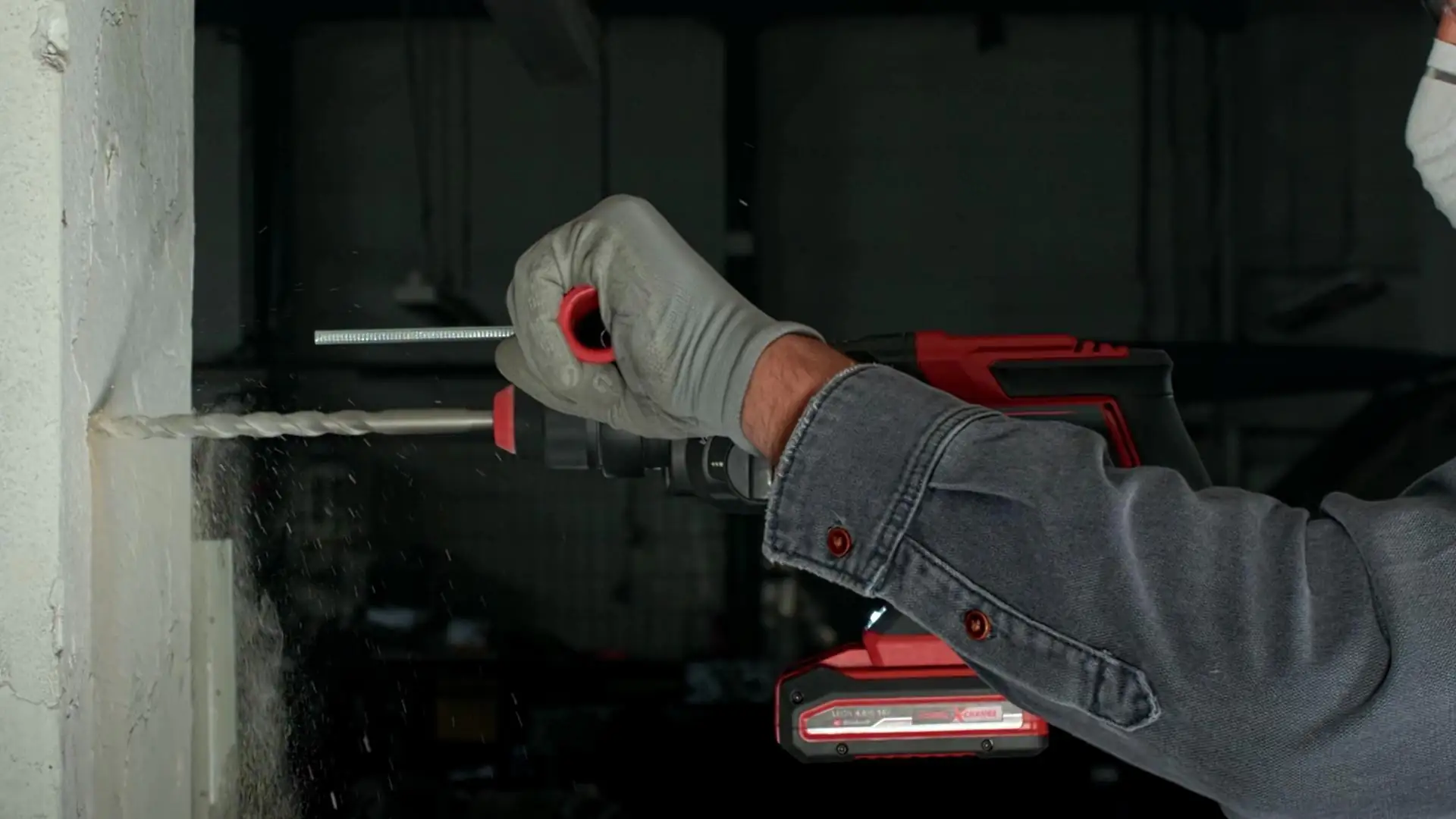 Einhell Akku-Bohrhammer TE-HD 18/20 Li Solo 18 V