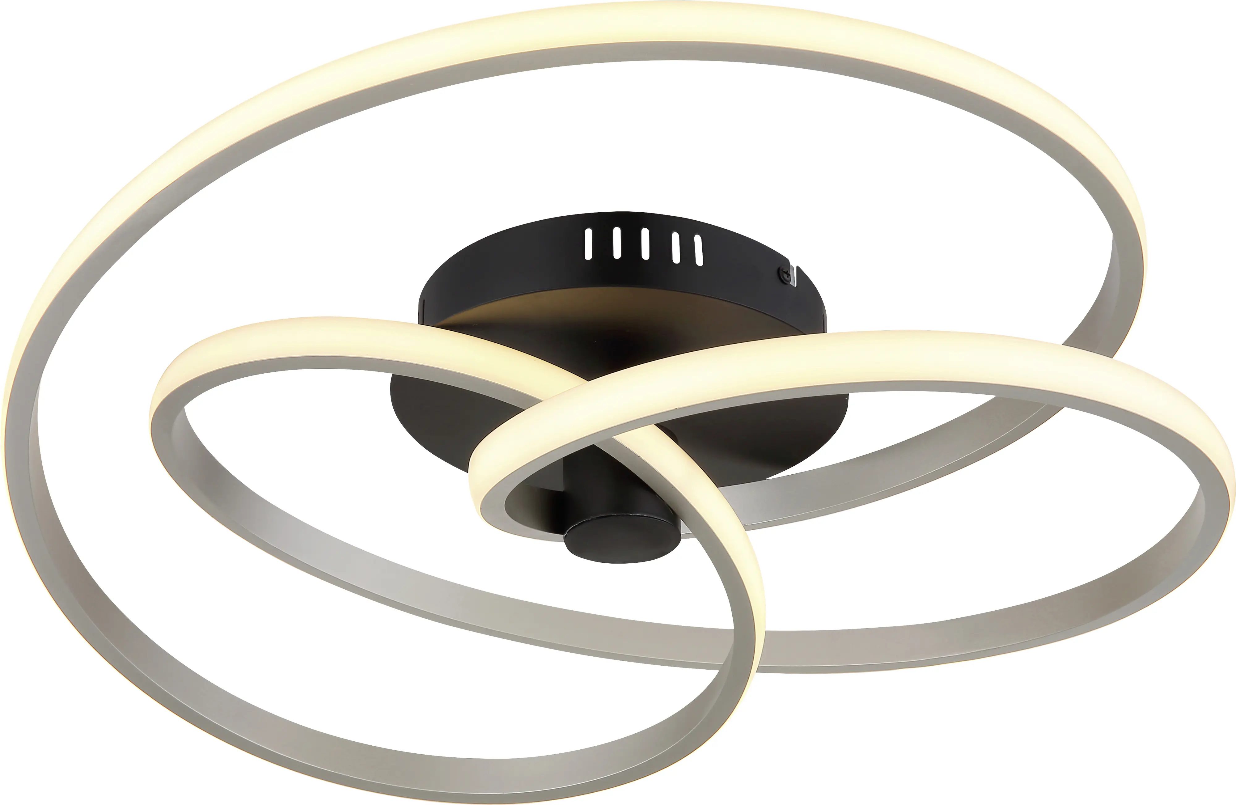 Globo LED Deckenleuchte Glyxar nickel
