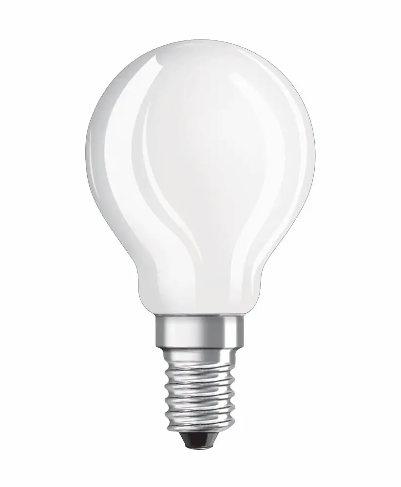 Osram LED Leuchtmittel Retrofit CL P 25 E14 2,5W warmweiß, weiß matt