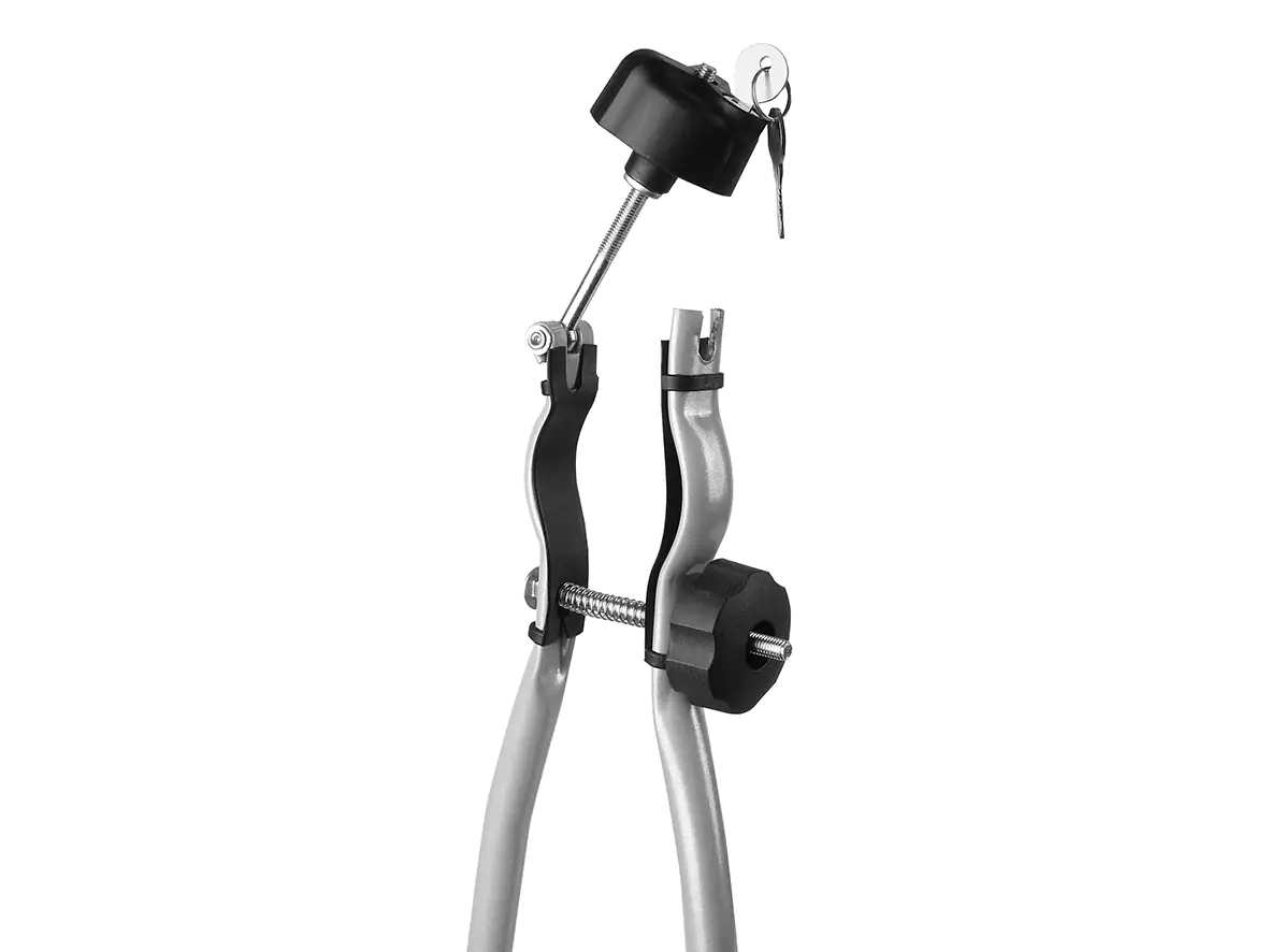 EUFAB Fahrradträgeraufsatz Alu Star für 1 Fahrrad auf dem Dachlastträger