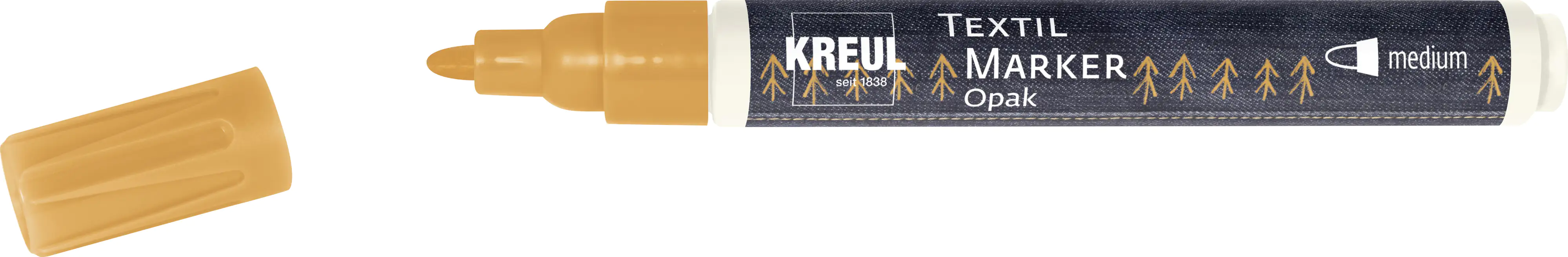 Kreul Javana texi mäx Opak Stoffmalfarbe für helle & dunkle Stoffe orange