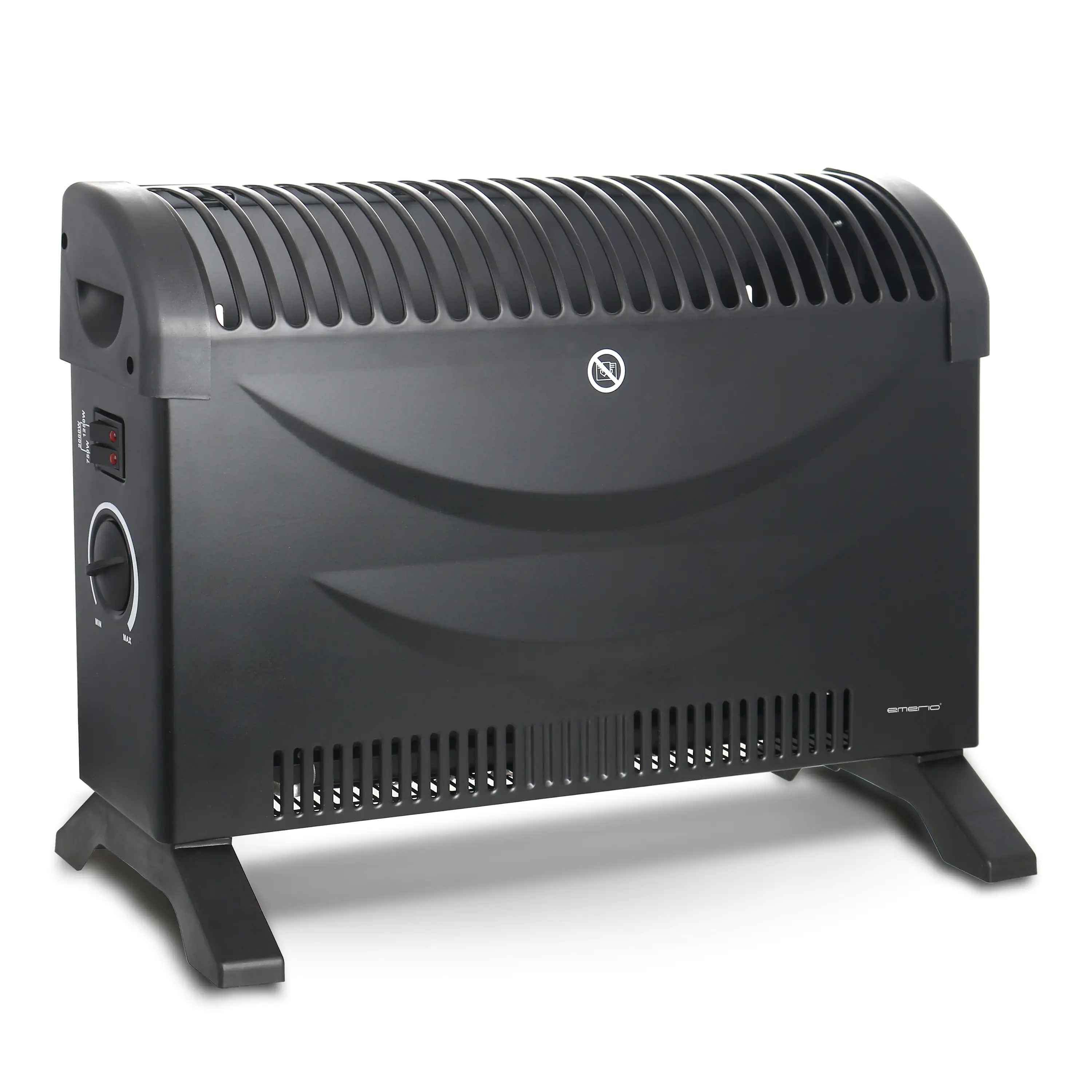 Emerio Konvektor 2000 Watt mit Ventilatorfunktion schwarz