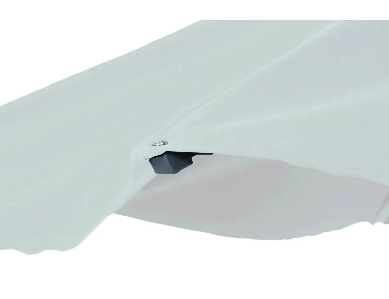 Siena Garden Mittelstockschirm Avio grau Ø 300 cm