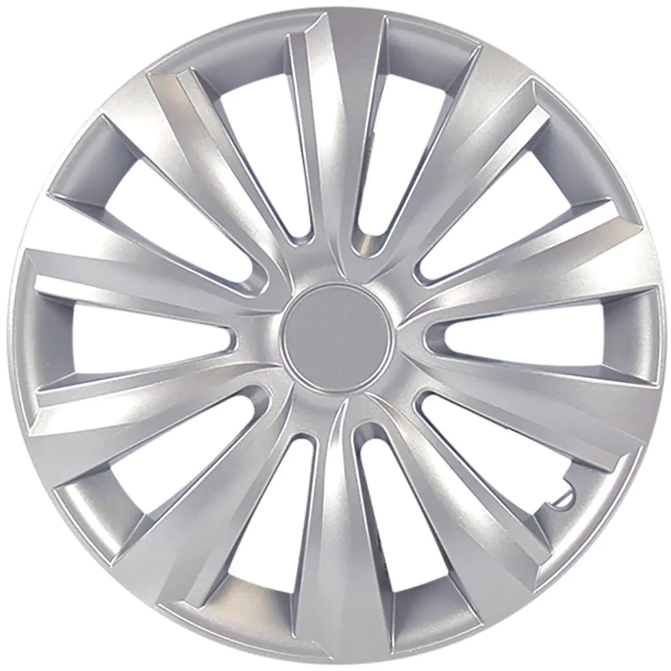 Cartrend Radzierblende Delta 38 cm (15 Zoll) silber 1 Stück