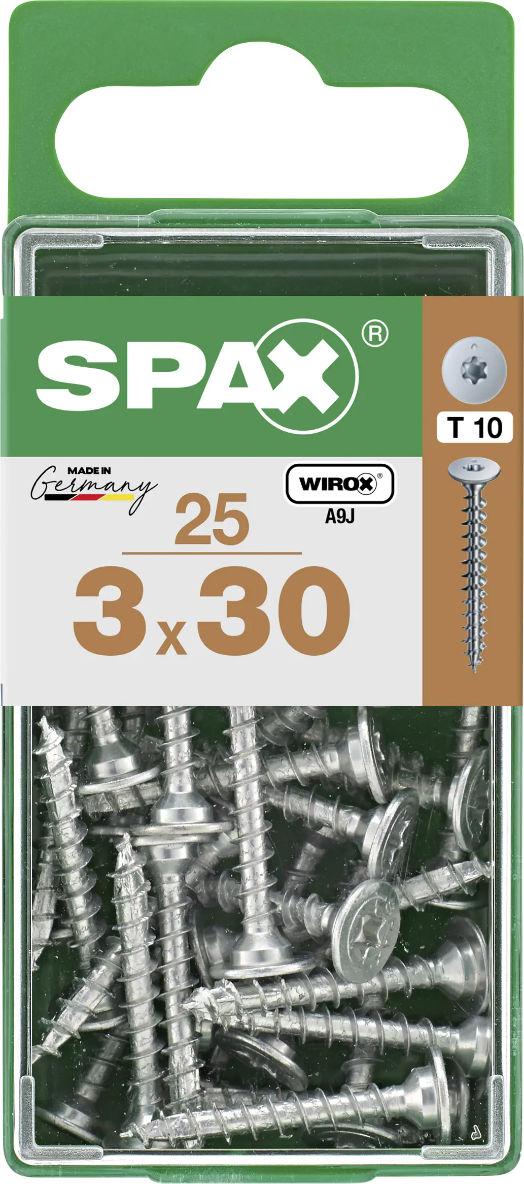 Spax Möbelbauschrauben 3.0 x 30 mm TX 10 - 25 Stk.