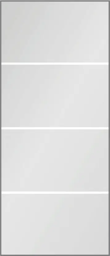 Ambiente Glaszaun Dekor 82 51,5 x 120 cm gehärtetes 8 mm Glas