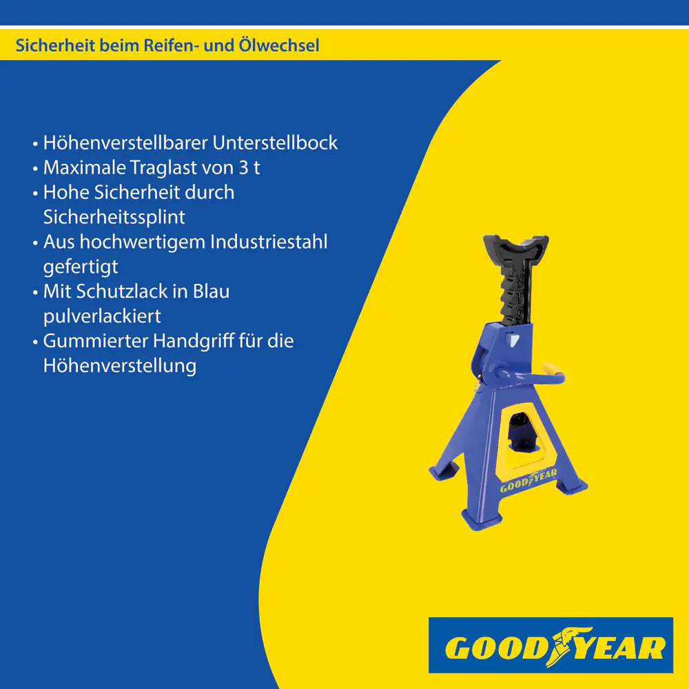 Goodyear Unterstellbock höhenverstellbar 3000kg