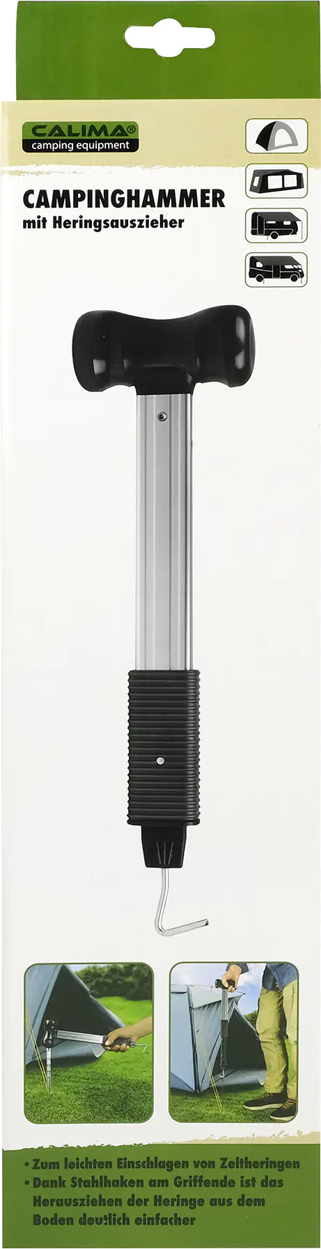 Calima Camping Hammer mit integriertem Heringsauszieher